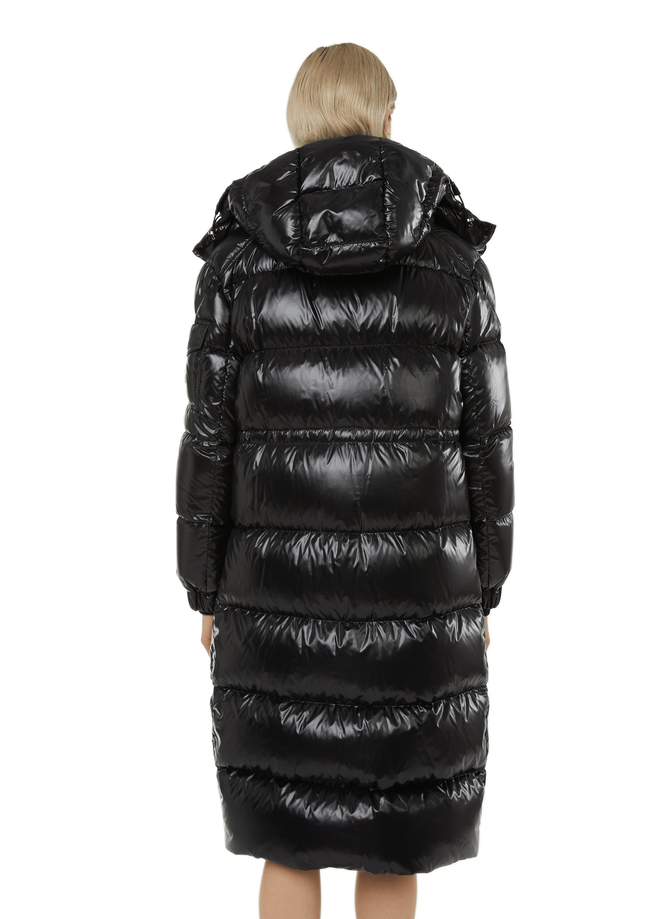 Doudoune longue matelassée Cavettaz MONCLER Noir
