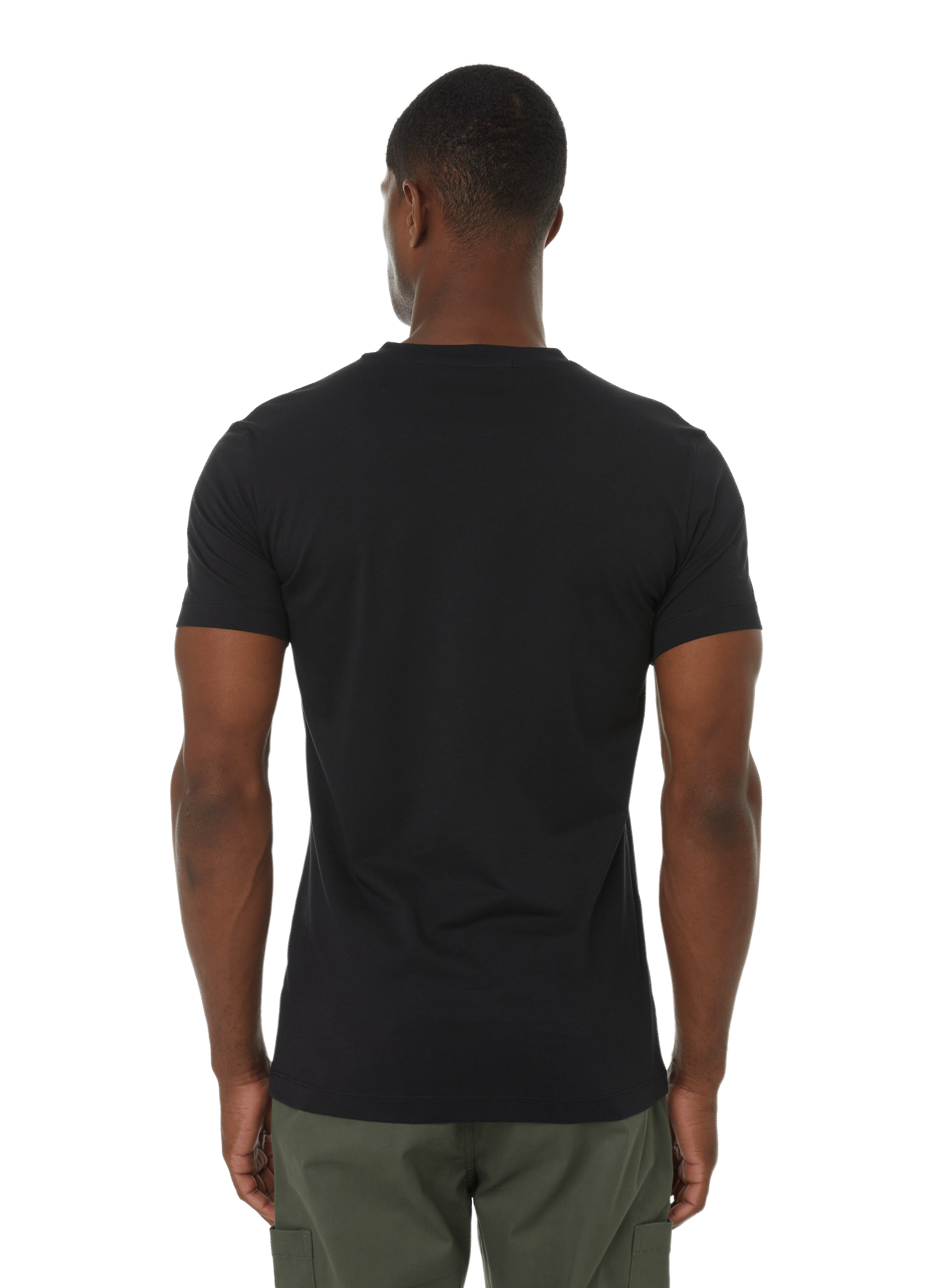 T-shirt à logo en coton CALVIN KLEIN Noir