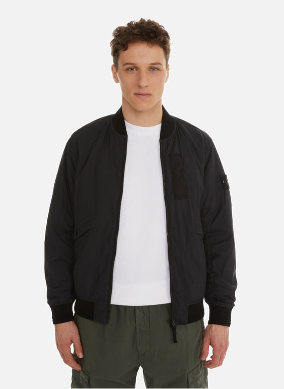 Blouson a logo Noir