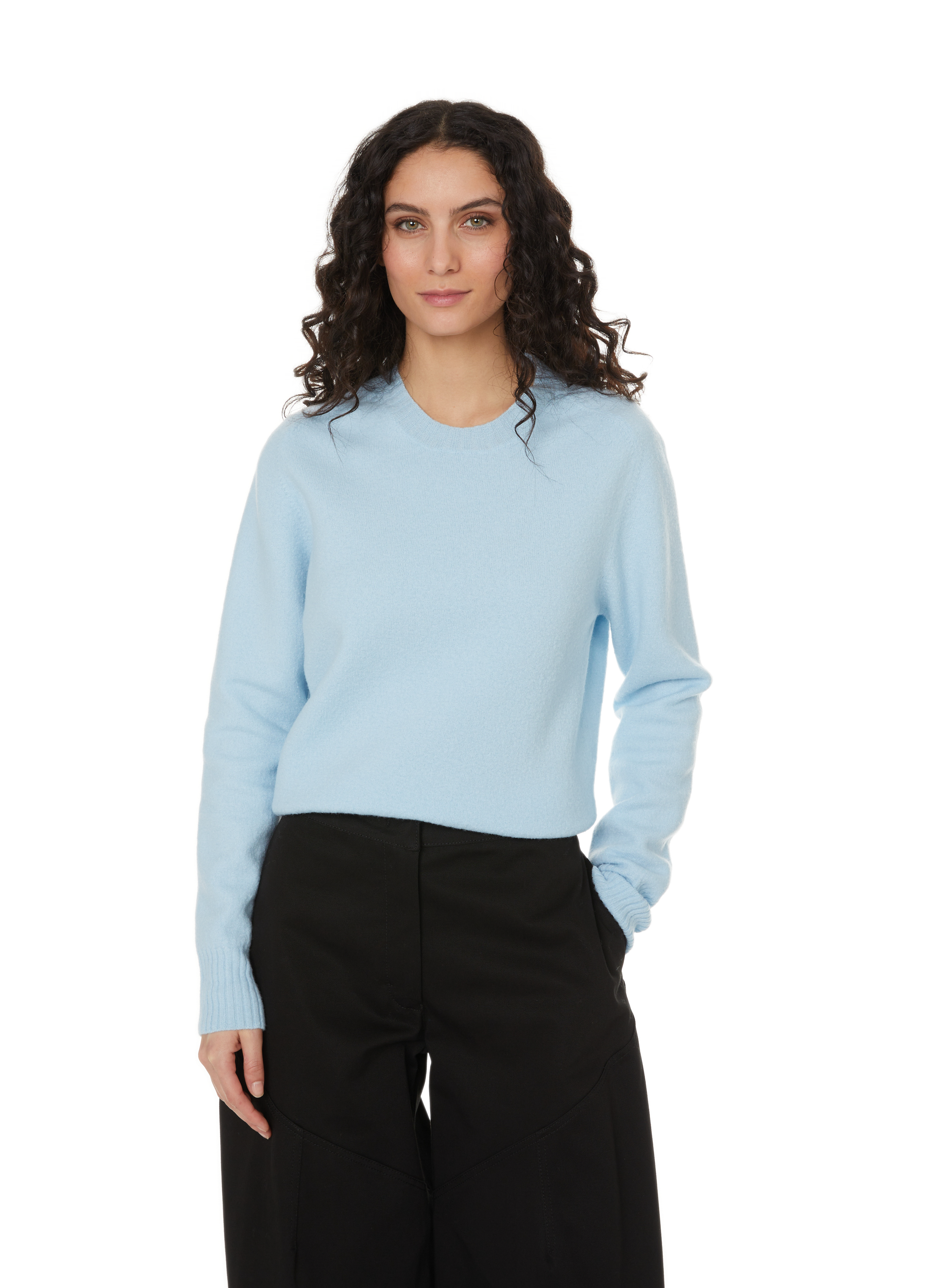 JIL SANDER Pull en laine Bleu