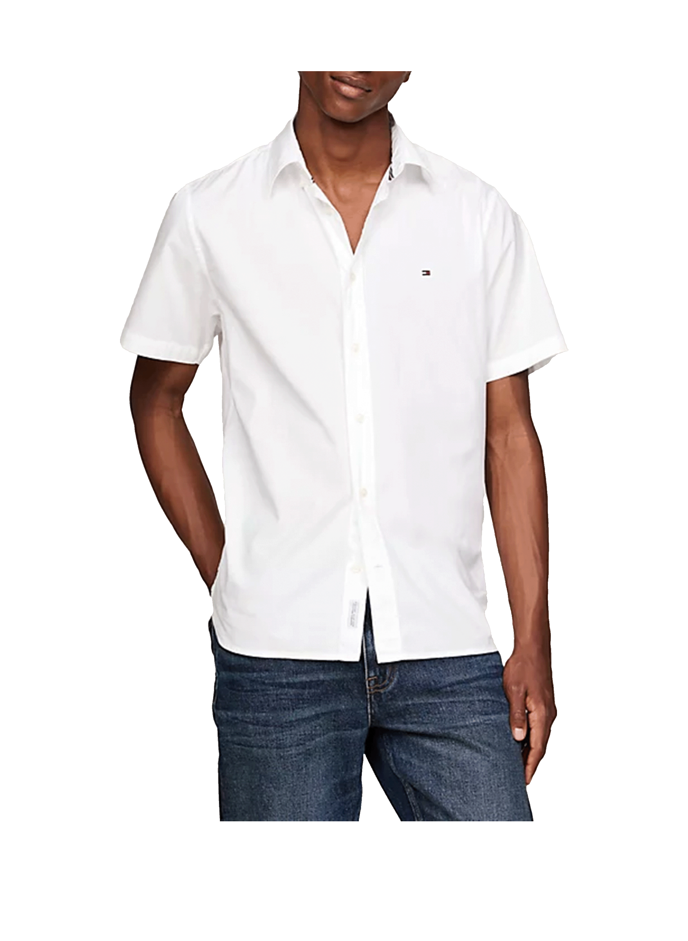 Chemise en coton  TOMMY HILFIGER Blanc