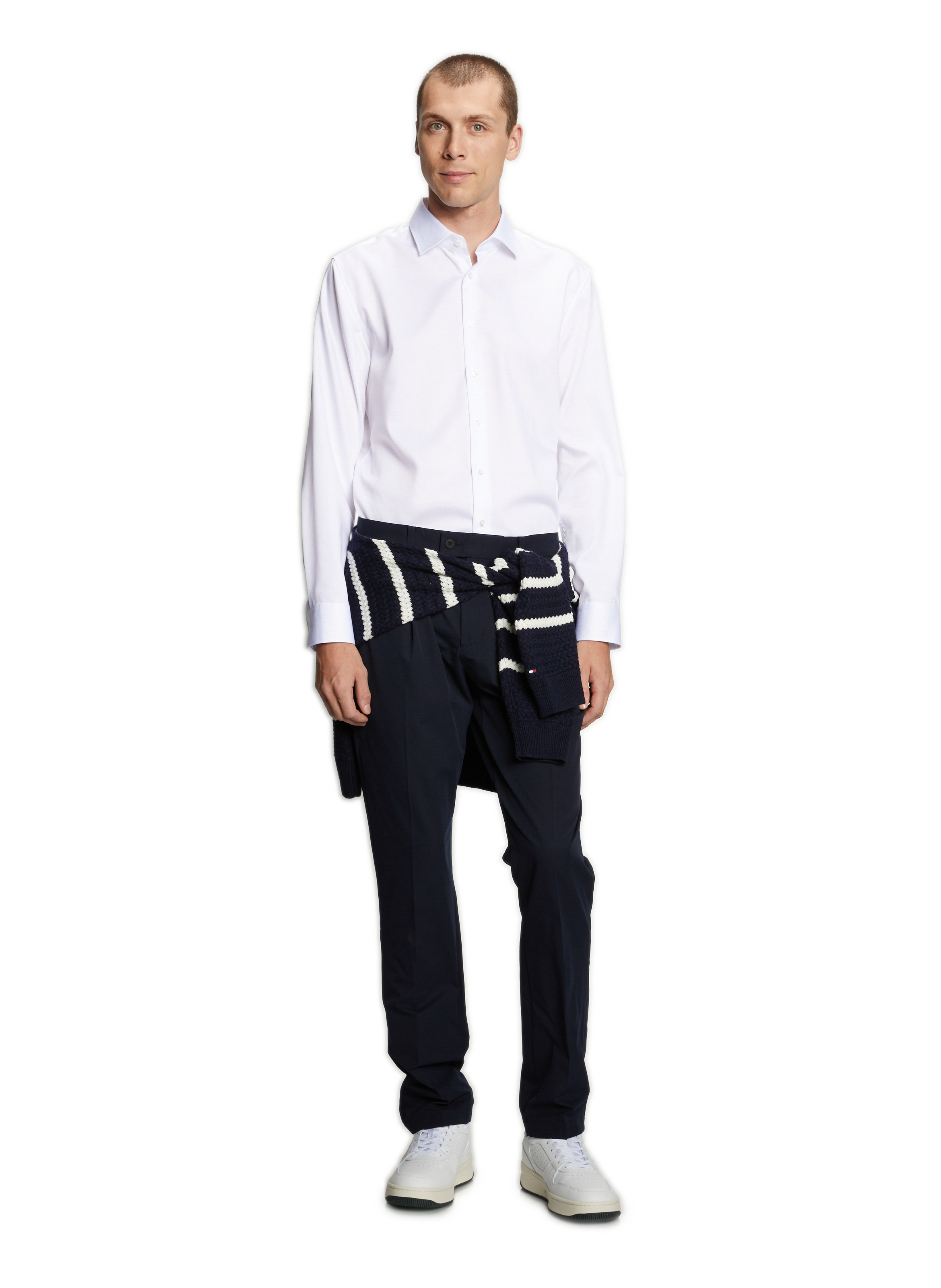 Chemise slim sans repassage SEIDENSTICKER Blanc