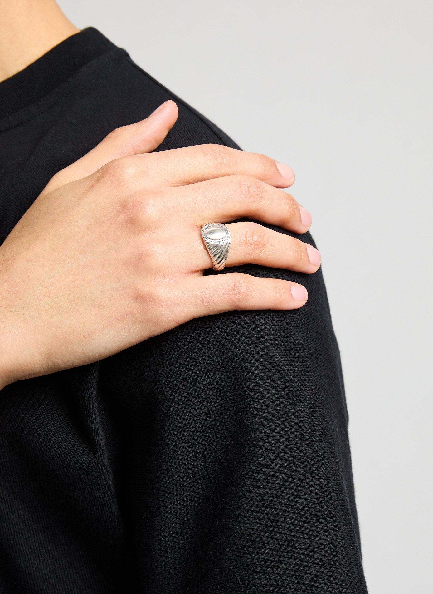 Paragon-Ring aus Silber SERGE DENIMES Silber