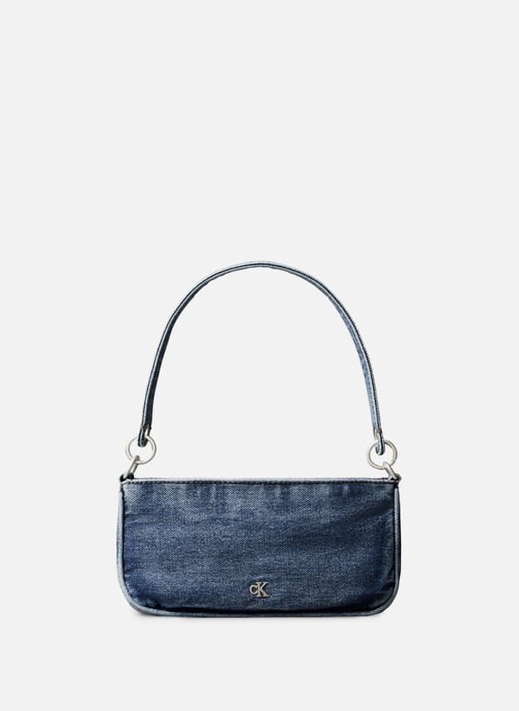 Pochette en jean Bleu by CALVIN KLEIN CALVIN KLEIN Pochette en jean Bleu