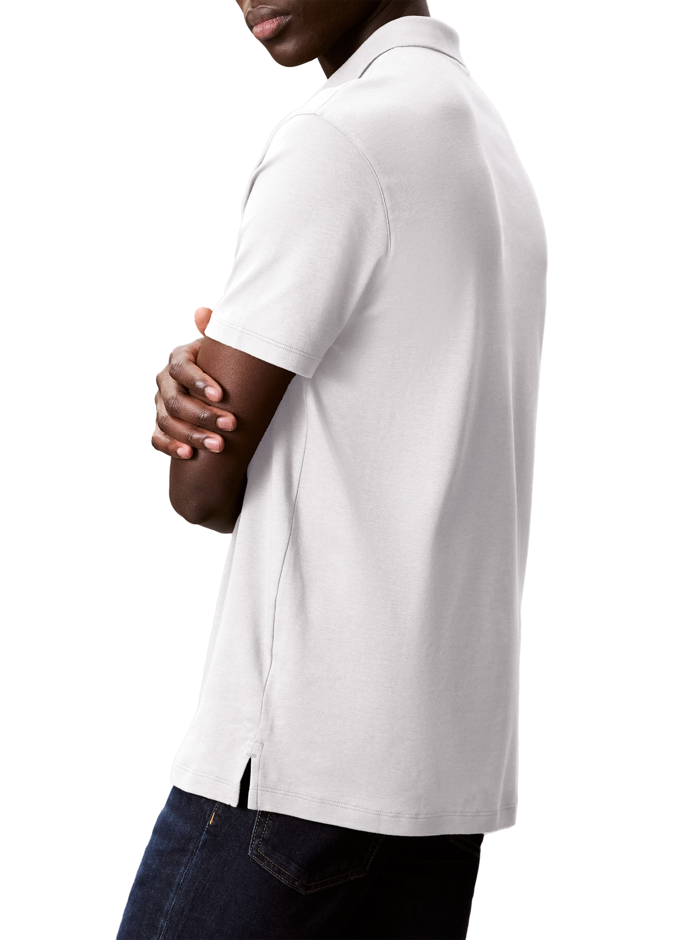 Polo in cotone CALVIN KLEIN Bianco