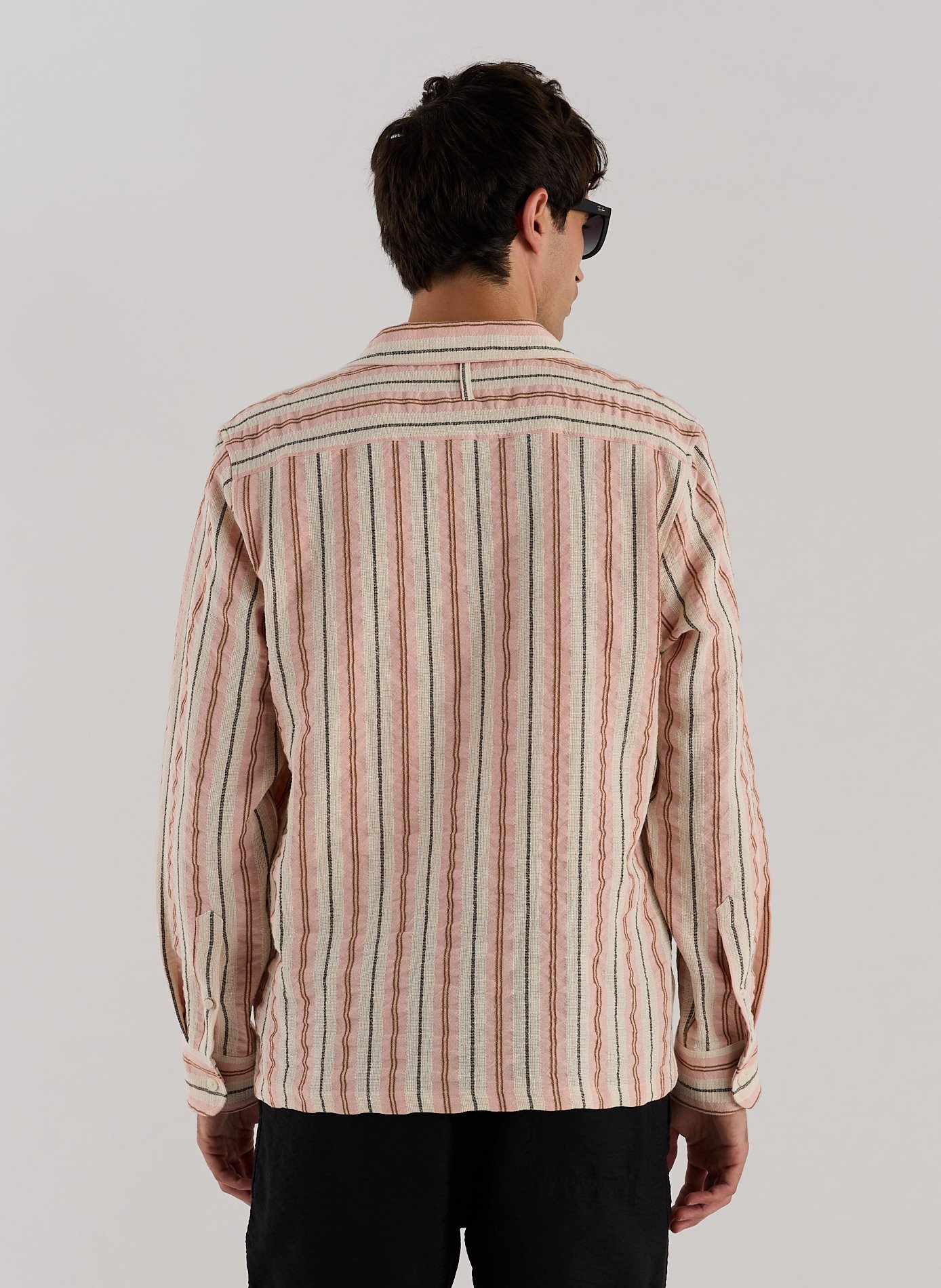 Cotton blend shirt NN.07 Pink