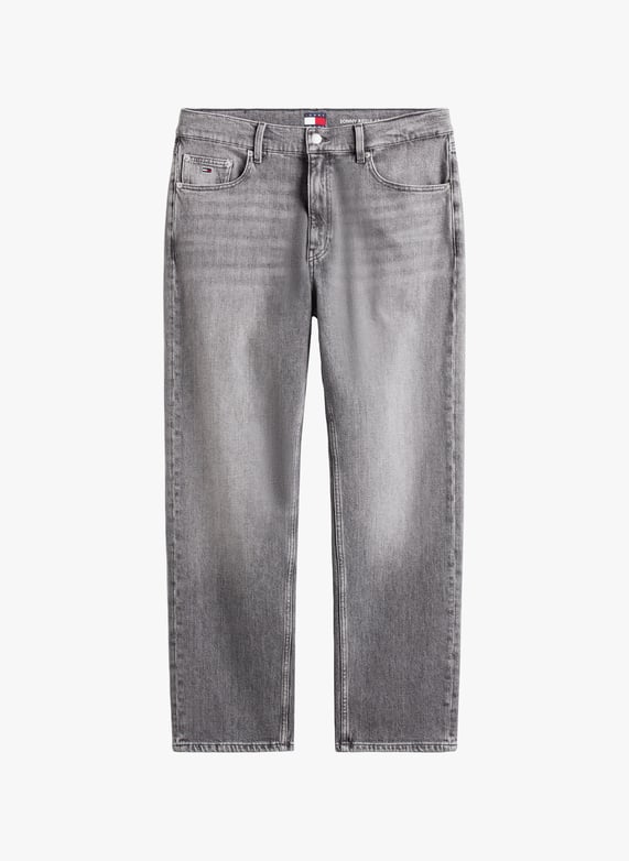 Jeans droit en coton mélangé | Gris by TOMMY HILFIGER Jeans droit en coton mélangé Gris