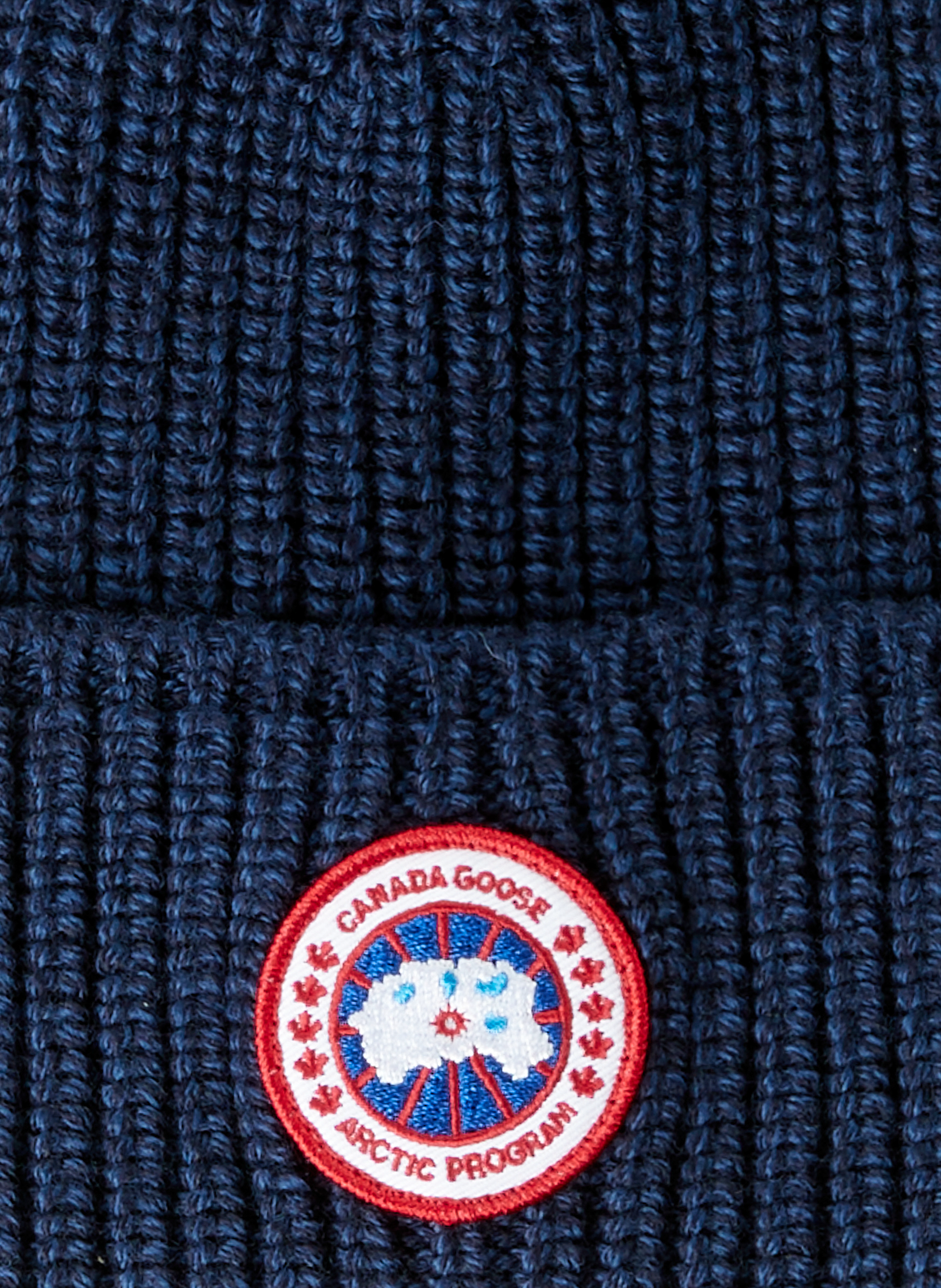 Logo beanie CANADA GOOSE Blue