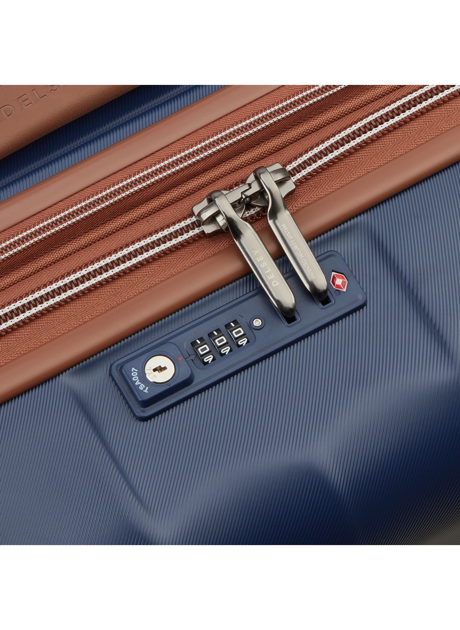 Valise soute rigide taille xl - carrousel 2 DELSEY PARIS Bleu