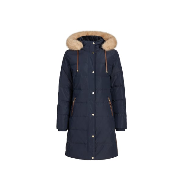 Manteau droit à capuche Manteau droit à capuche