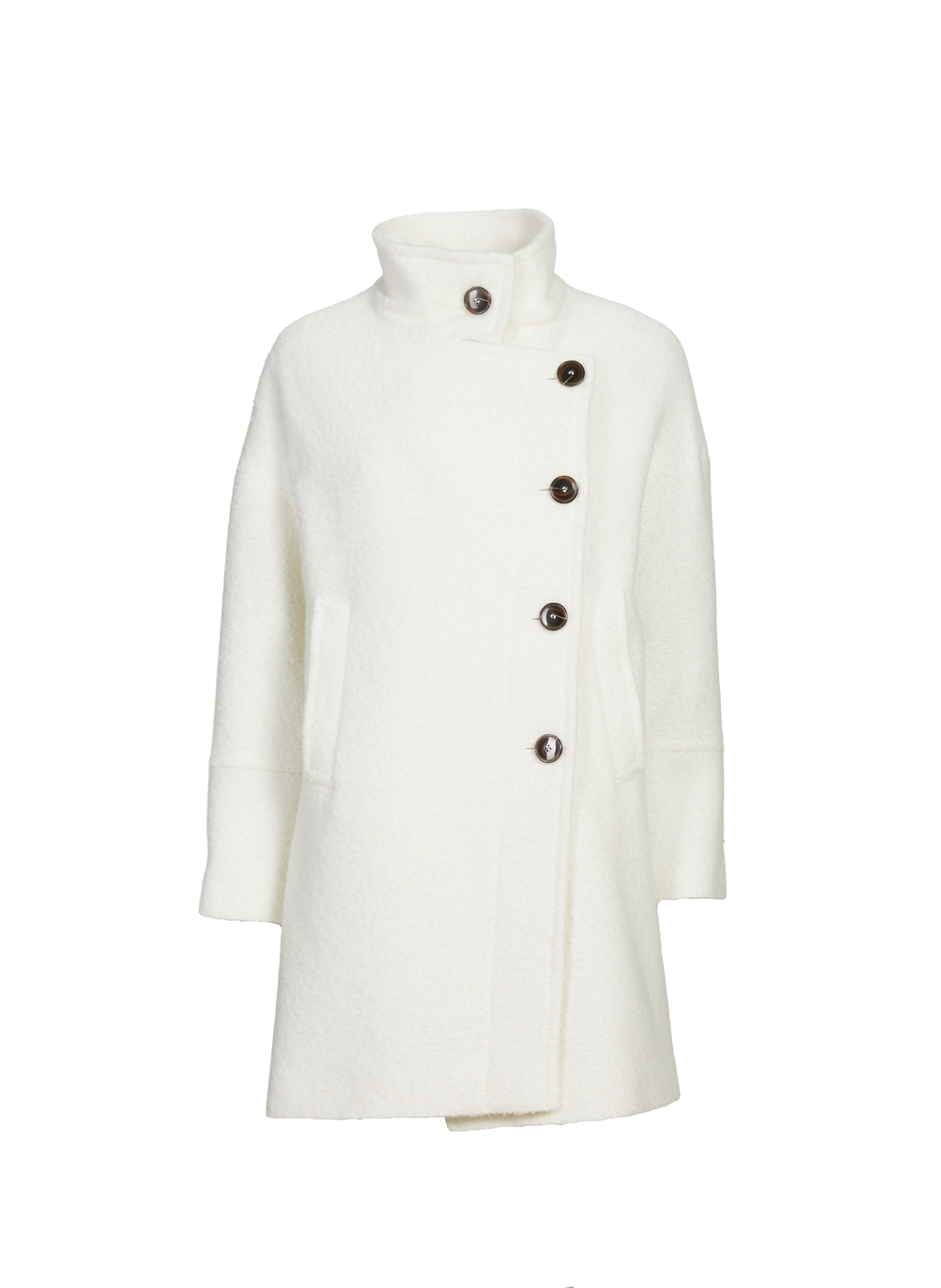 TRENCH & COAT Manteau en laine mélangée  Blanc