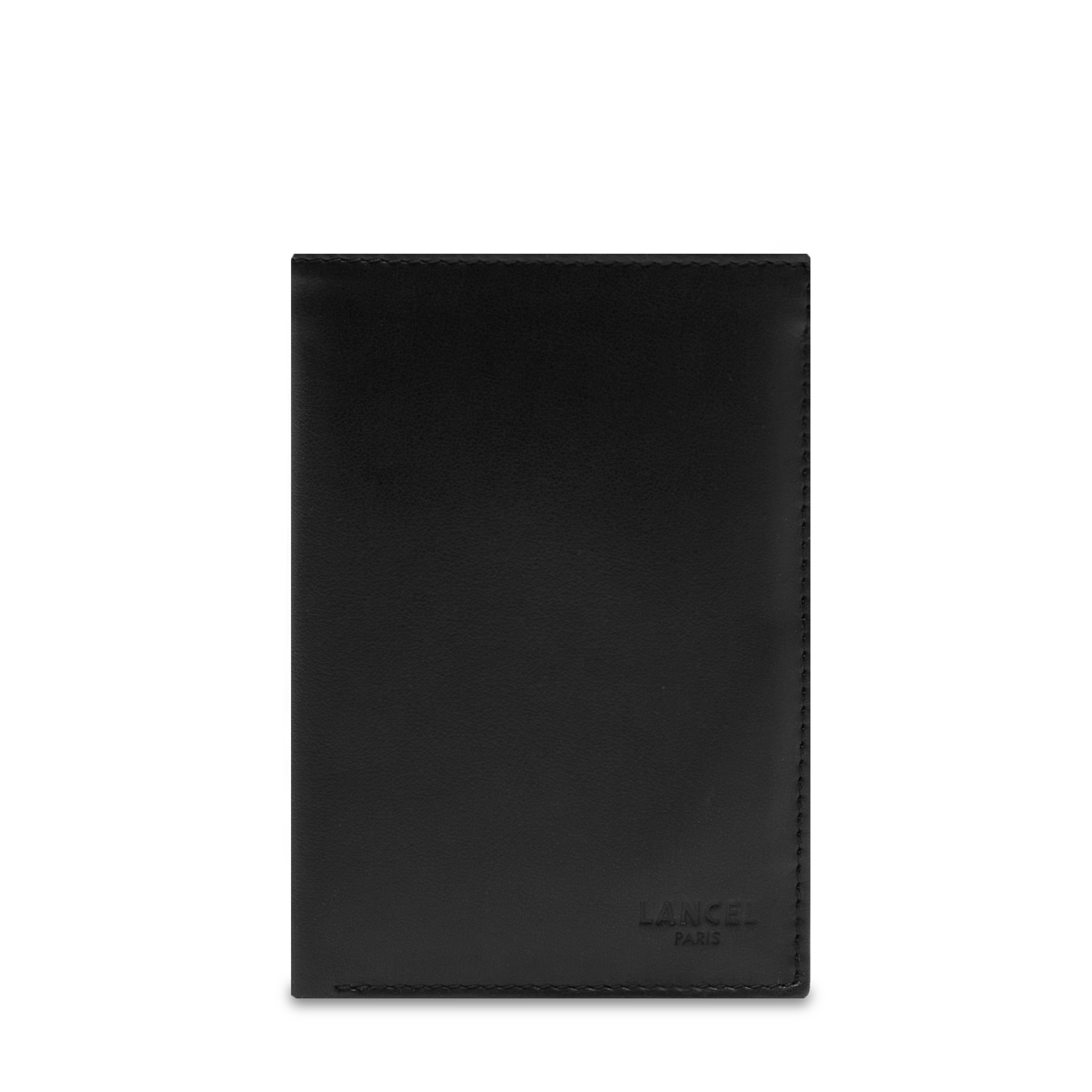 Portefeuille européen léon de lancel en cuir LANCEL Noir