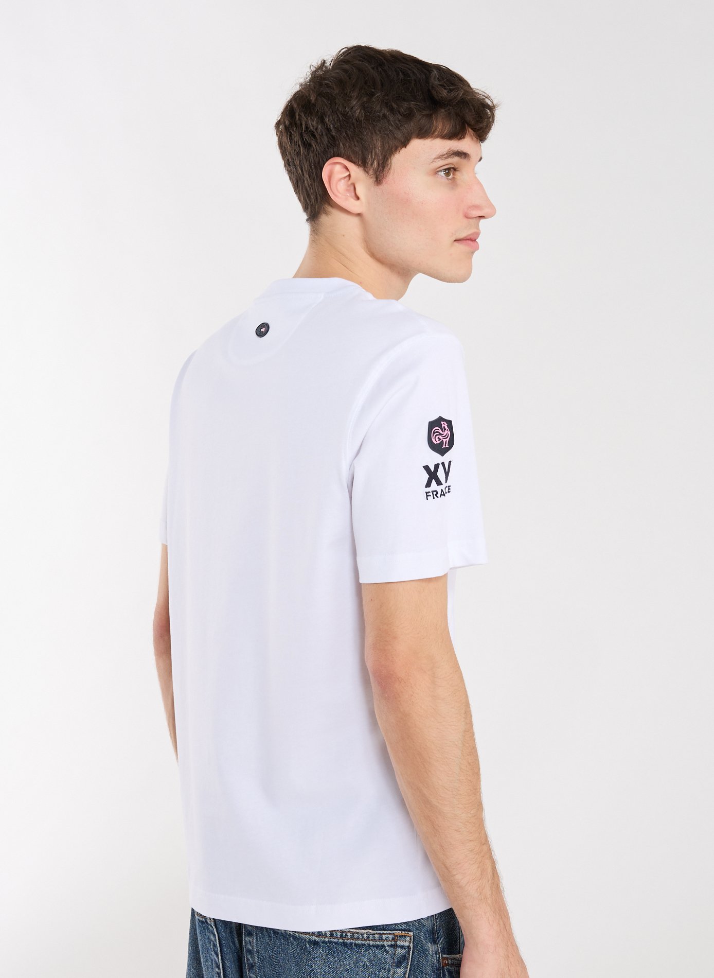 T-shirt imprimé en coton EDEN PARK Blanc