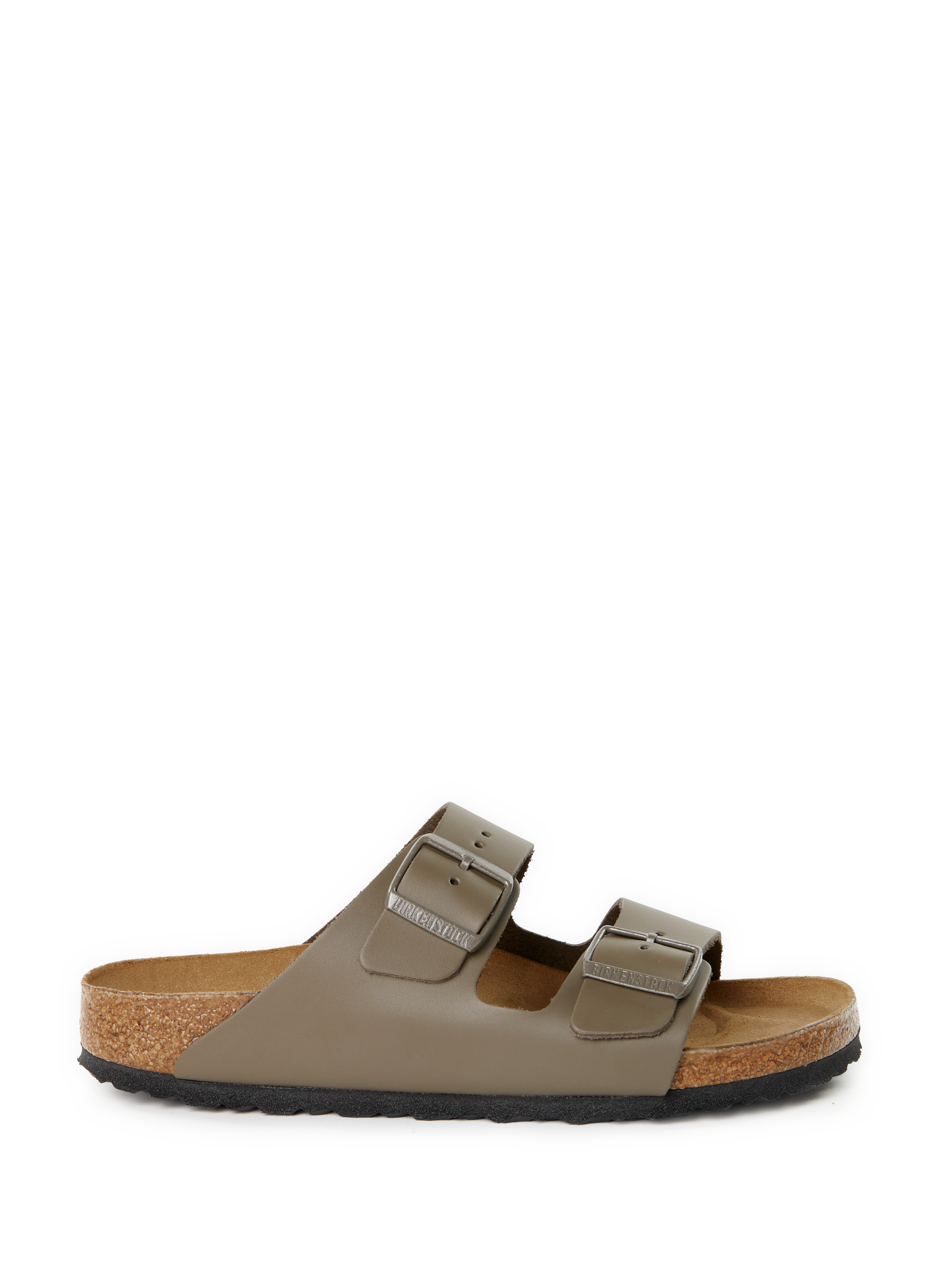 BIRKENSTOCK Sandales Arizona en cuir de vache Gris