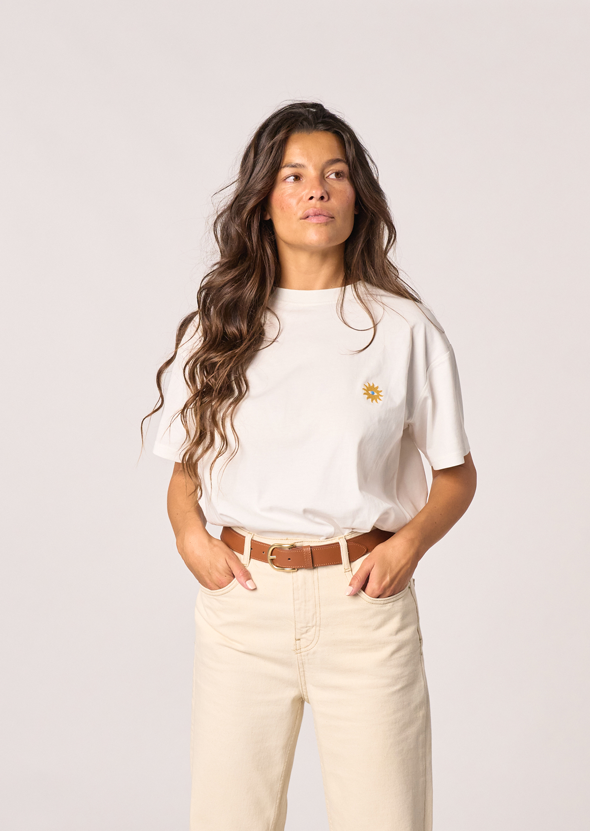 Ceinture en cuir unie BILLYBELT Marron