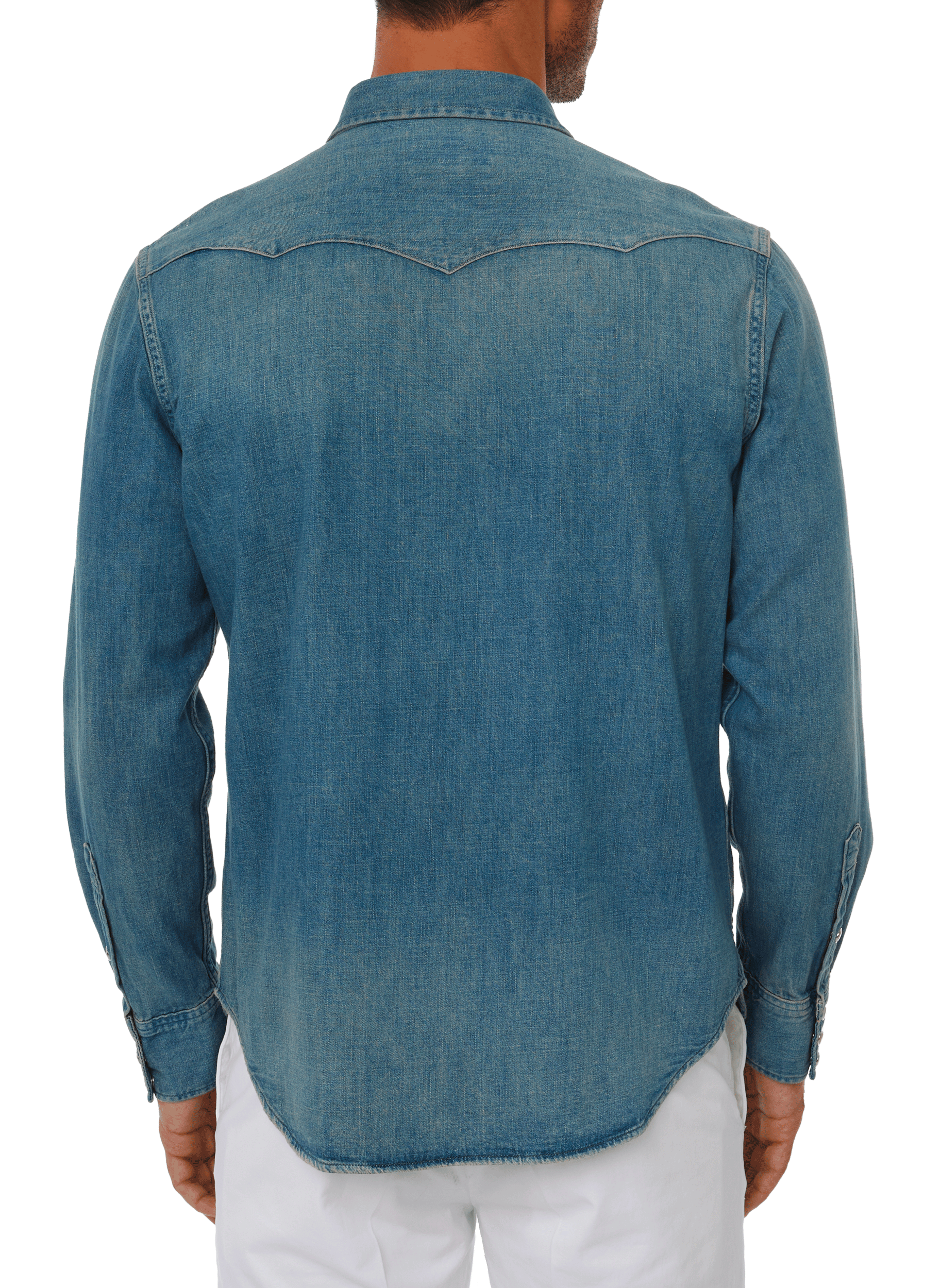 Iconic Western denim shirt POLO RALPH LAUREN Blue