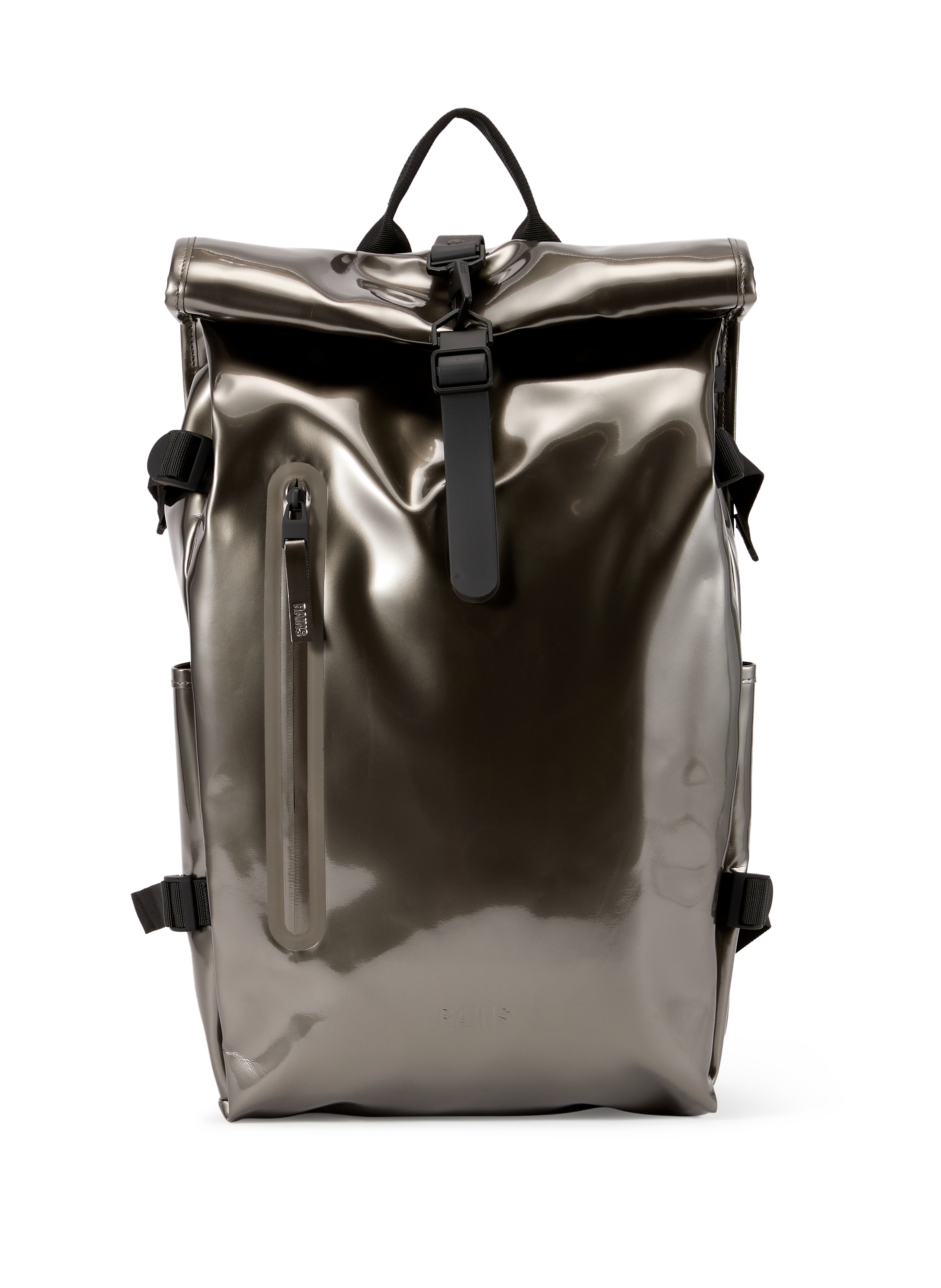 Sac à dos Rolltop Rucksack Large RAINS Argent