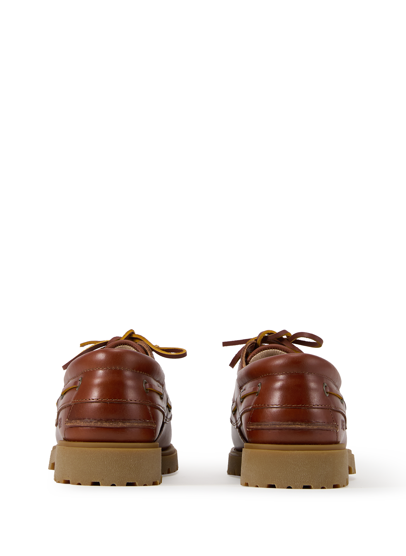 Mocassins Tarmac en peau AIGLE Marron