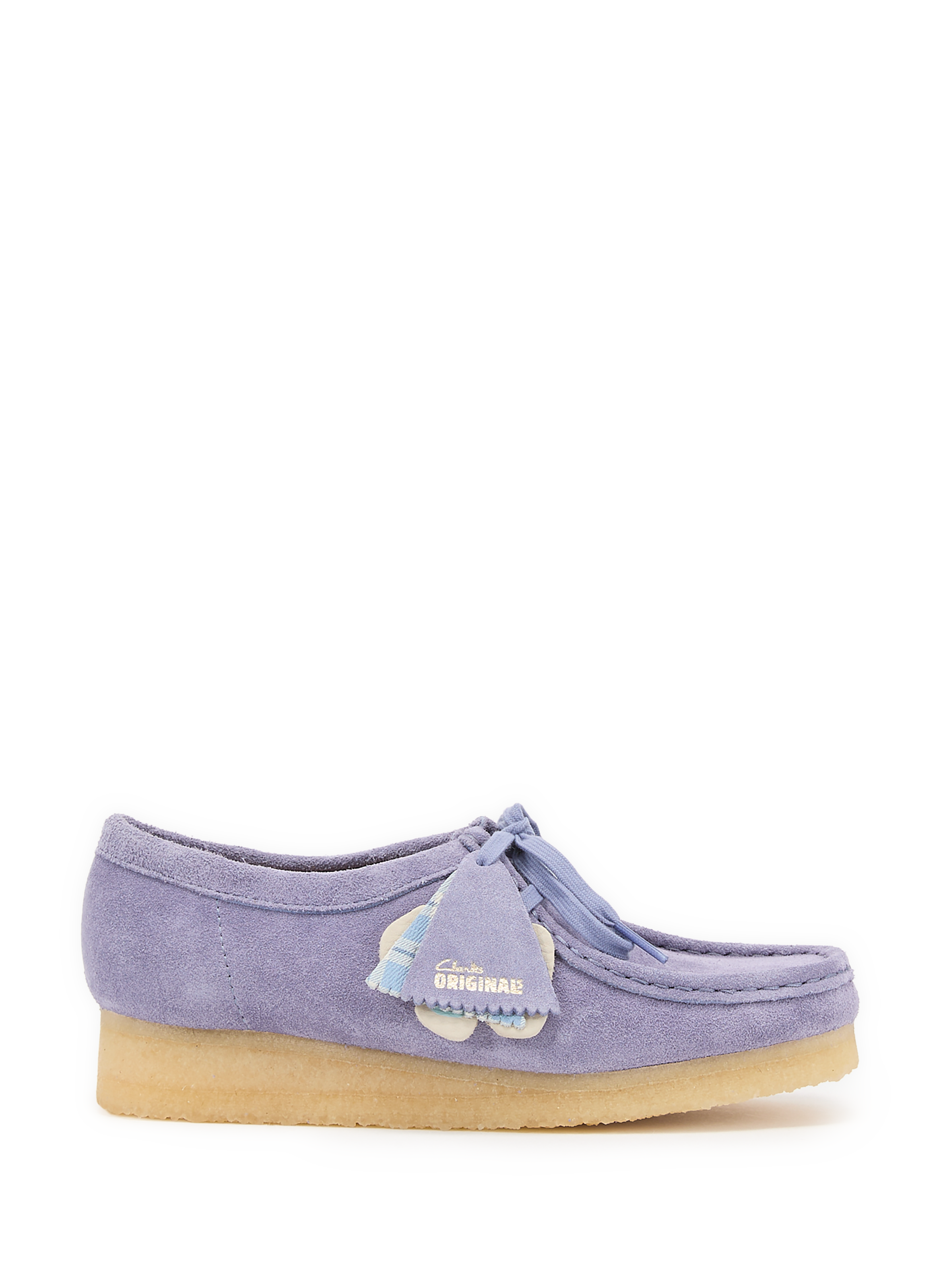 Mocassins Wallabee en cuir suédé CLARKS Violet