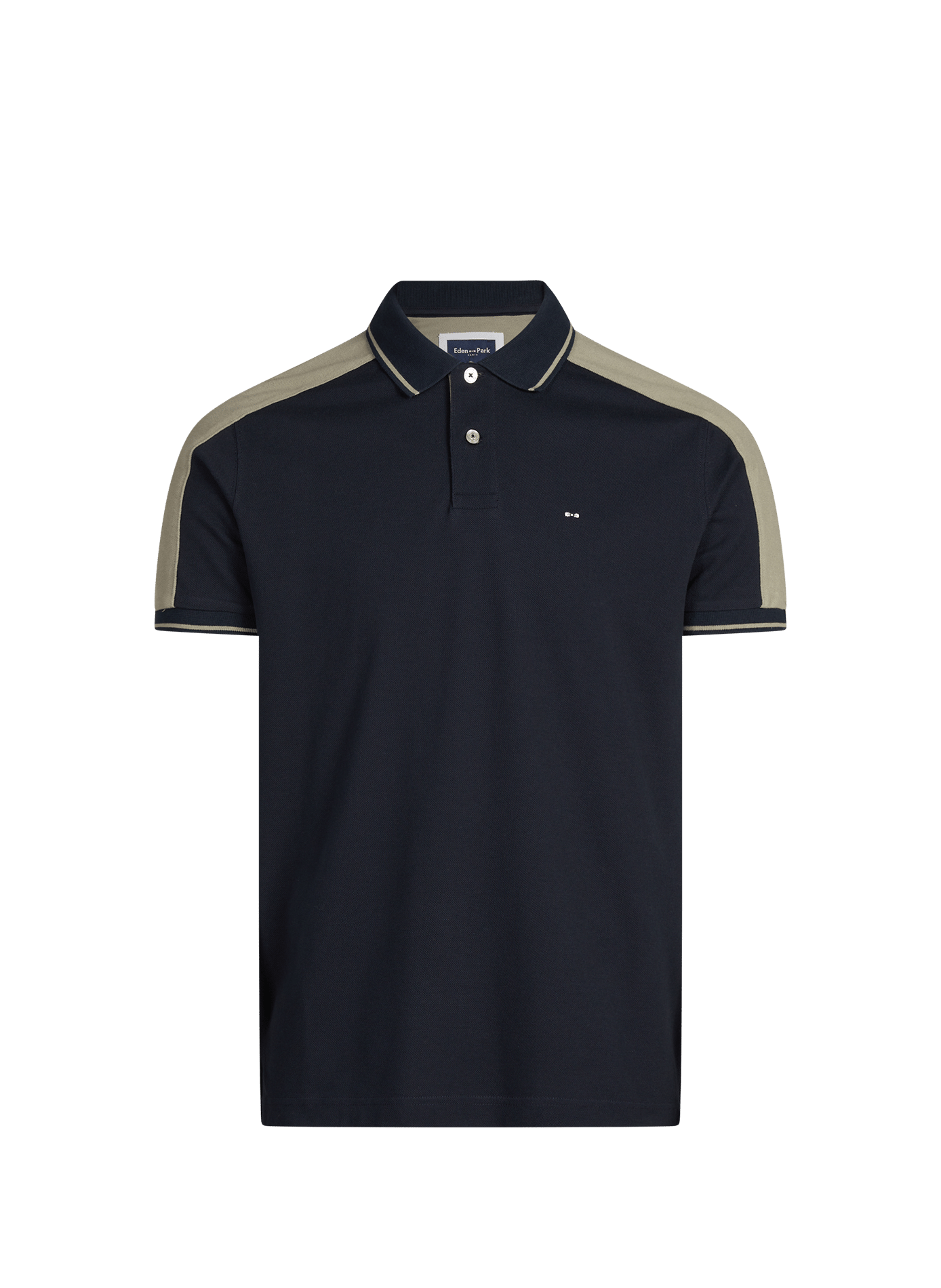 Polo manches courtes en coton EDEN PARK Beige