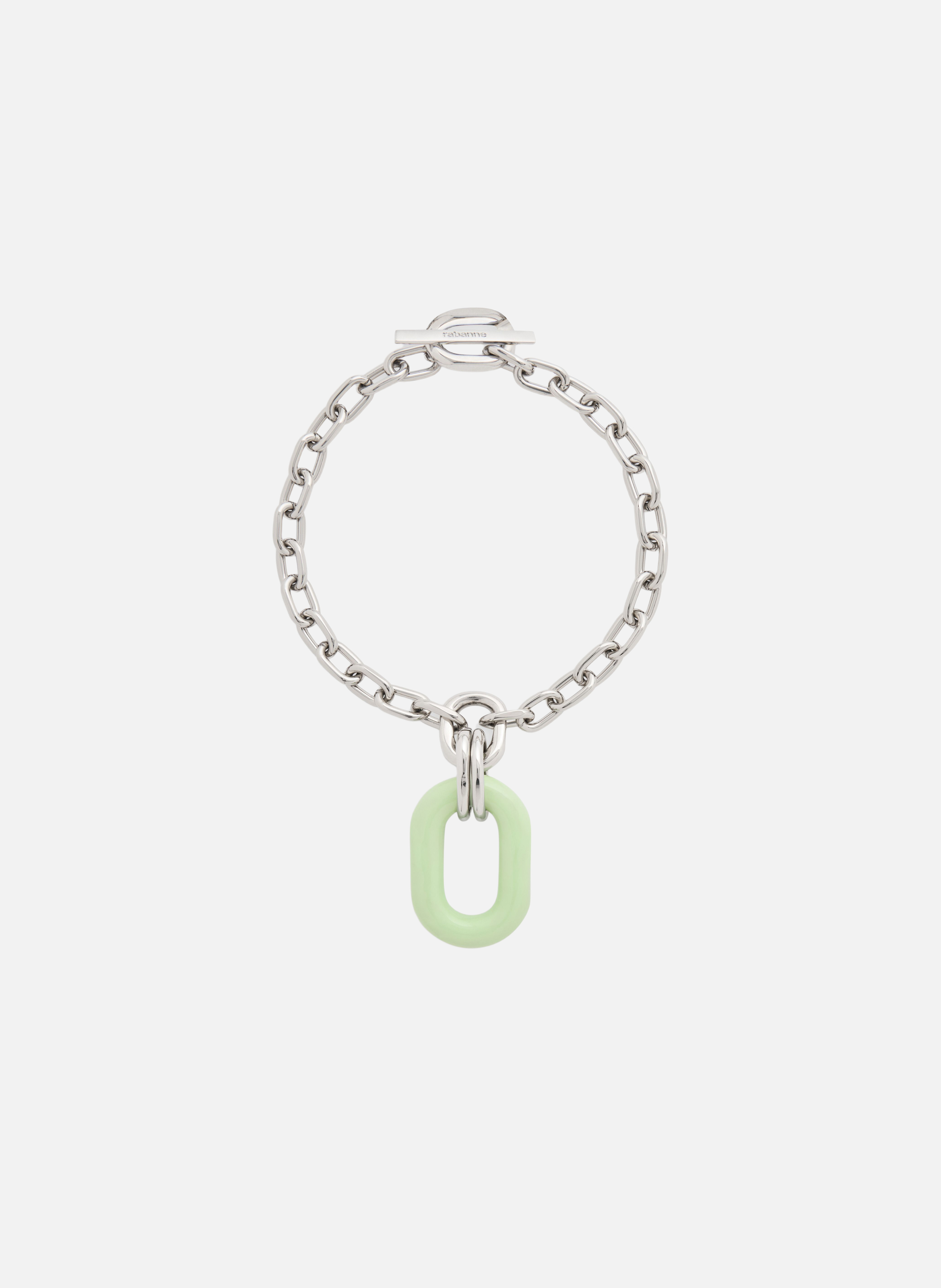 Collier xl link bicolore RABANNE Vert