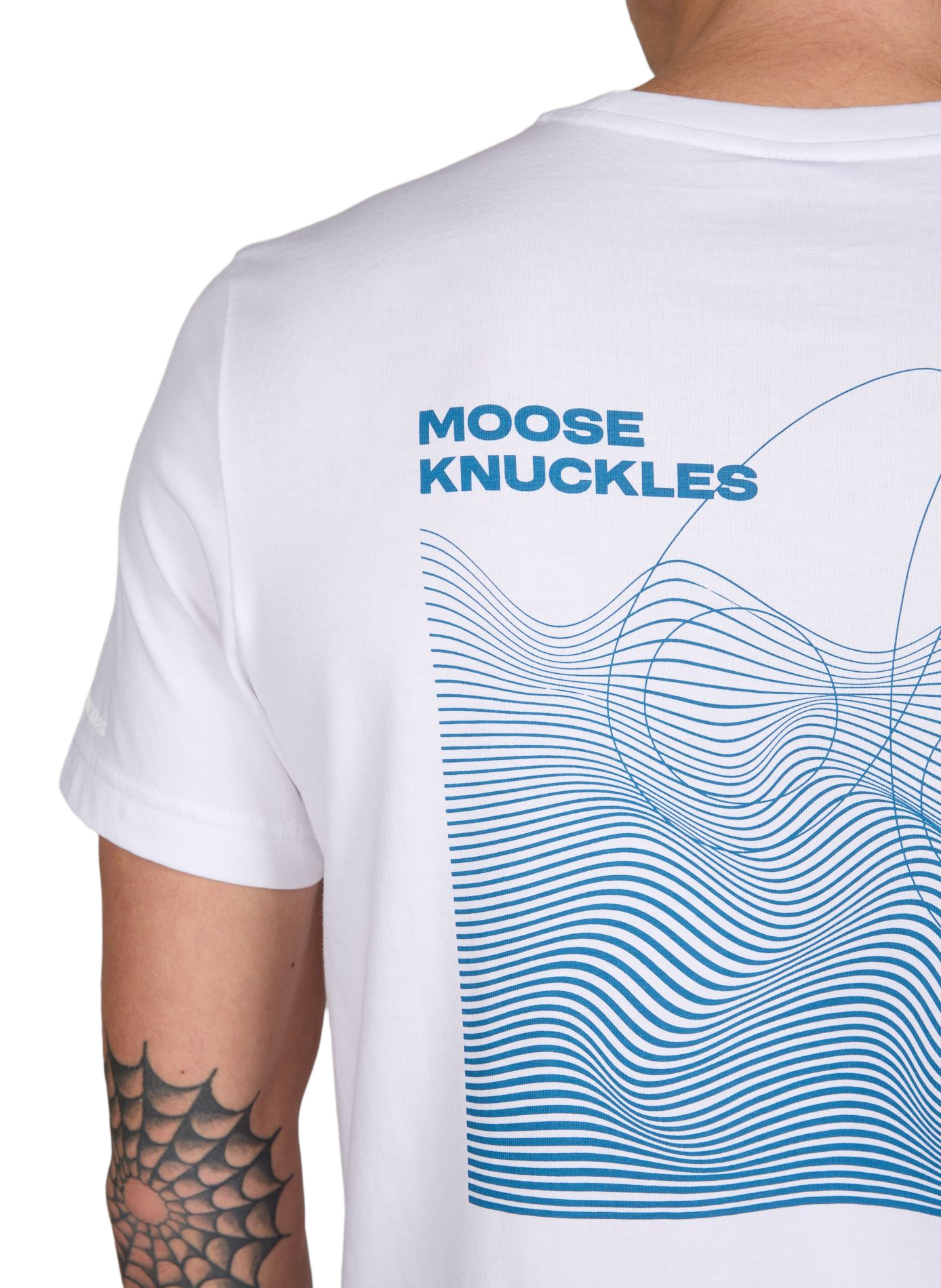 Cotton Logo T-shirt MOOSE KNUCKLES White