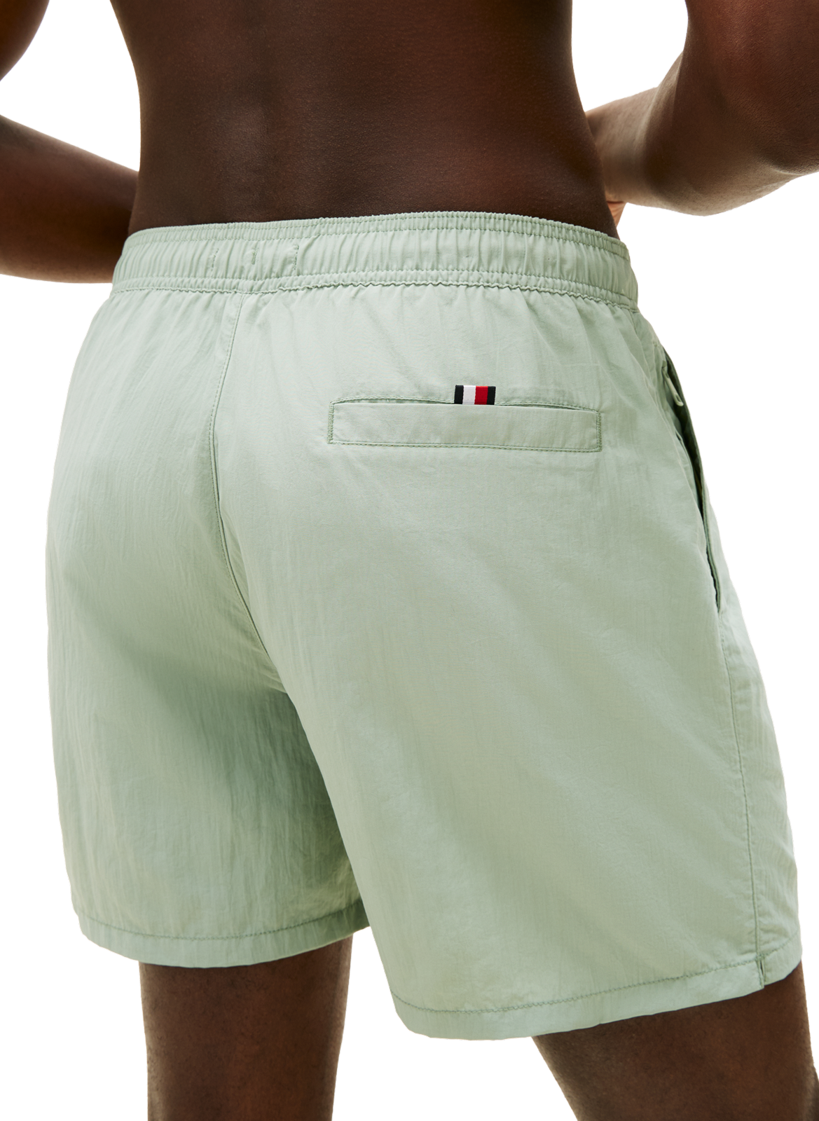 Short de bain à logo TOMMY HILFIGER Vert