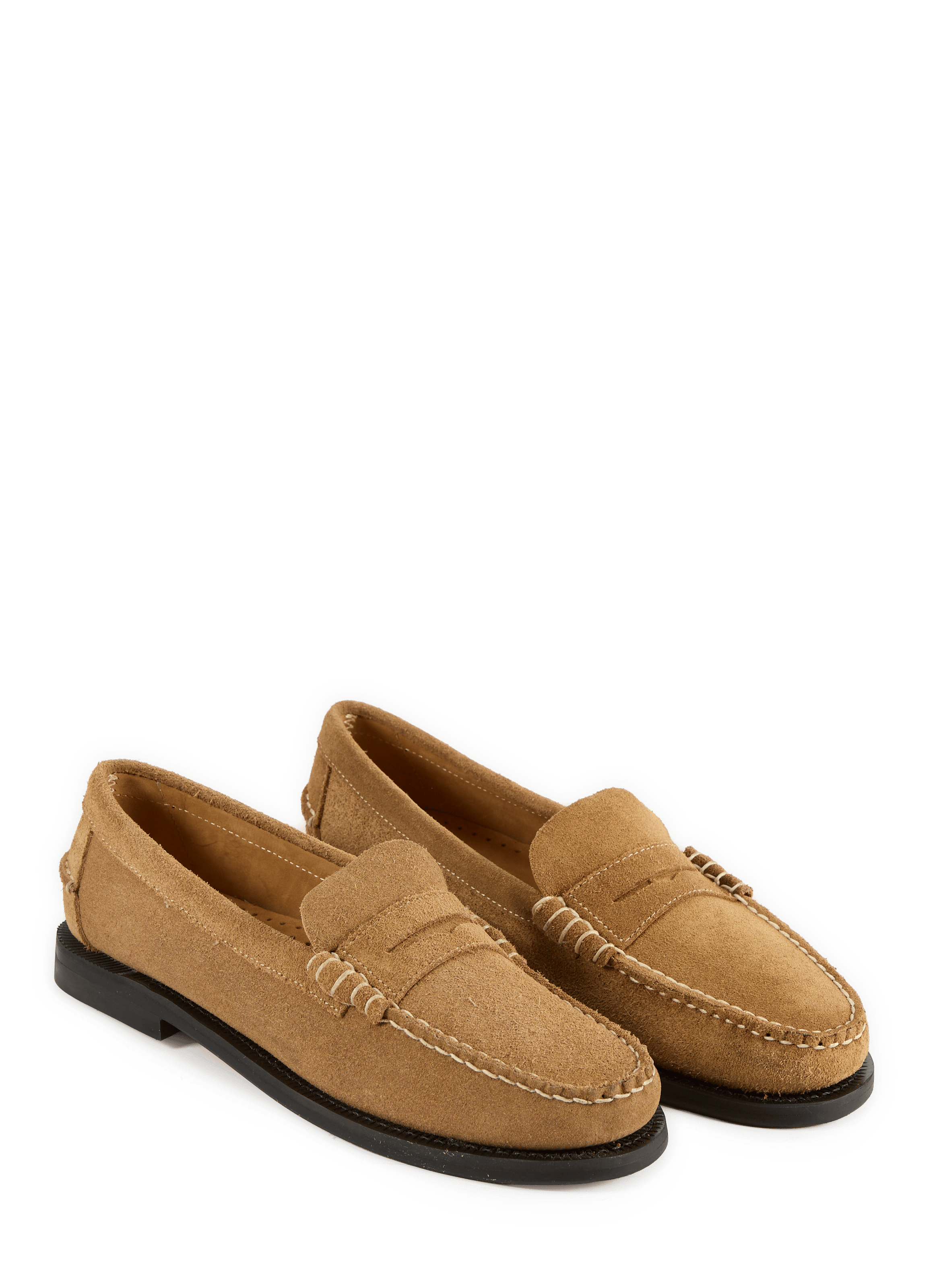 Classic Dan Suede Leather Moccasins SEBAGO Beige