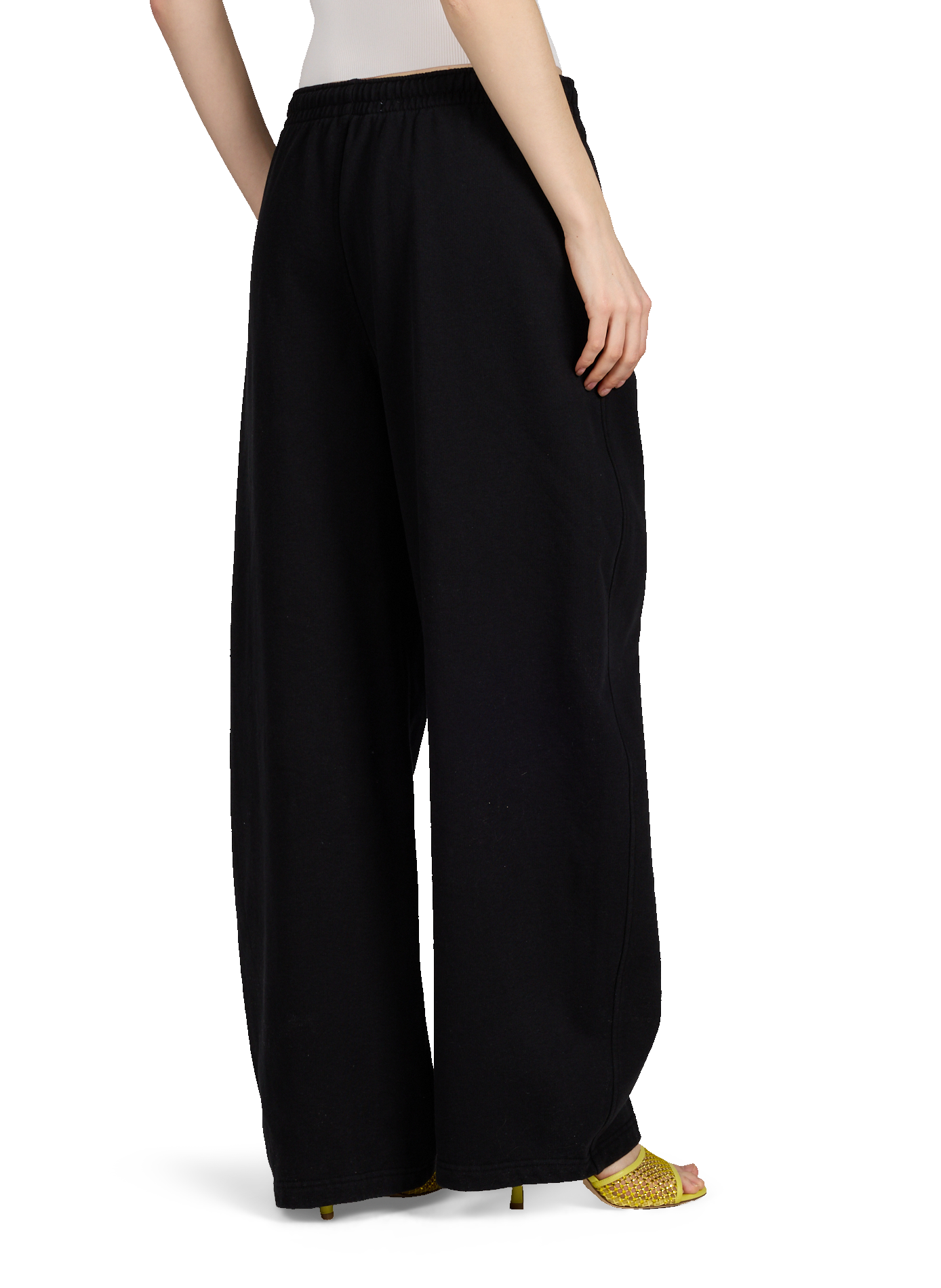 Jogging large en coton ALEXANDER WANG Noir