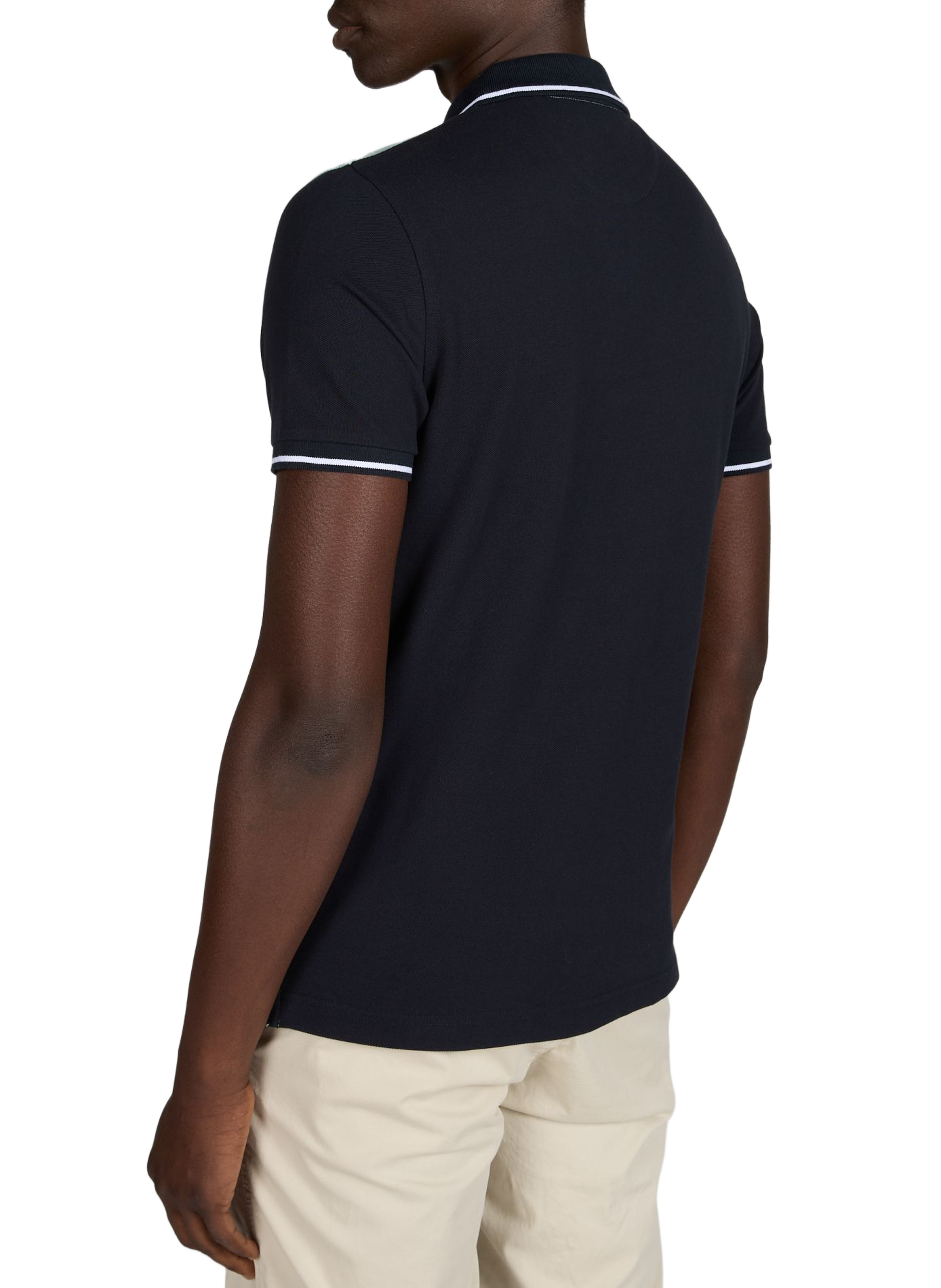 Polo à manches courtes en coton EDEN PARK Bleu