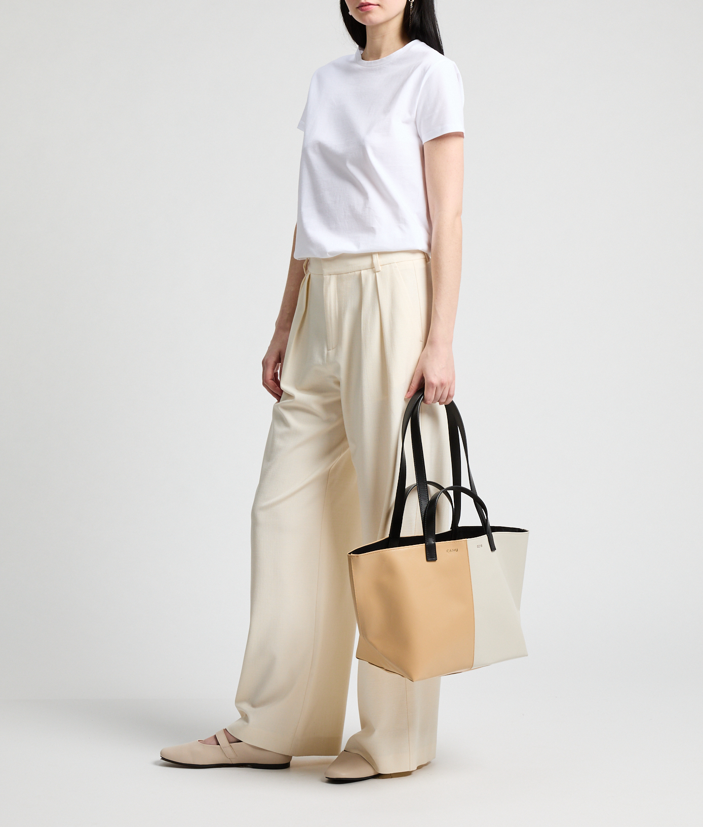 Textured trousers SAISON 1865 Beige
