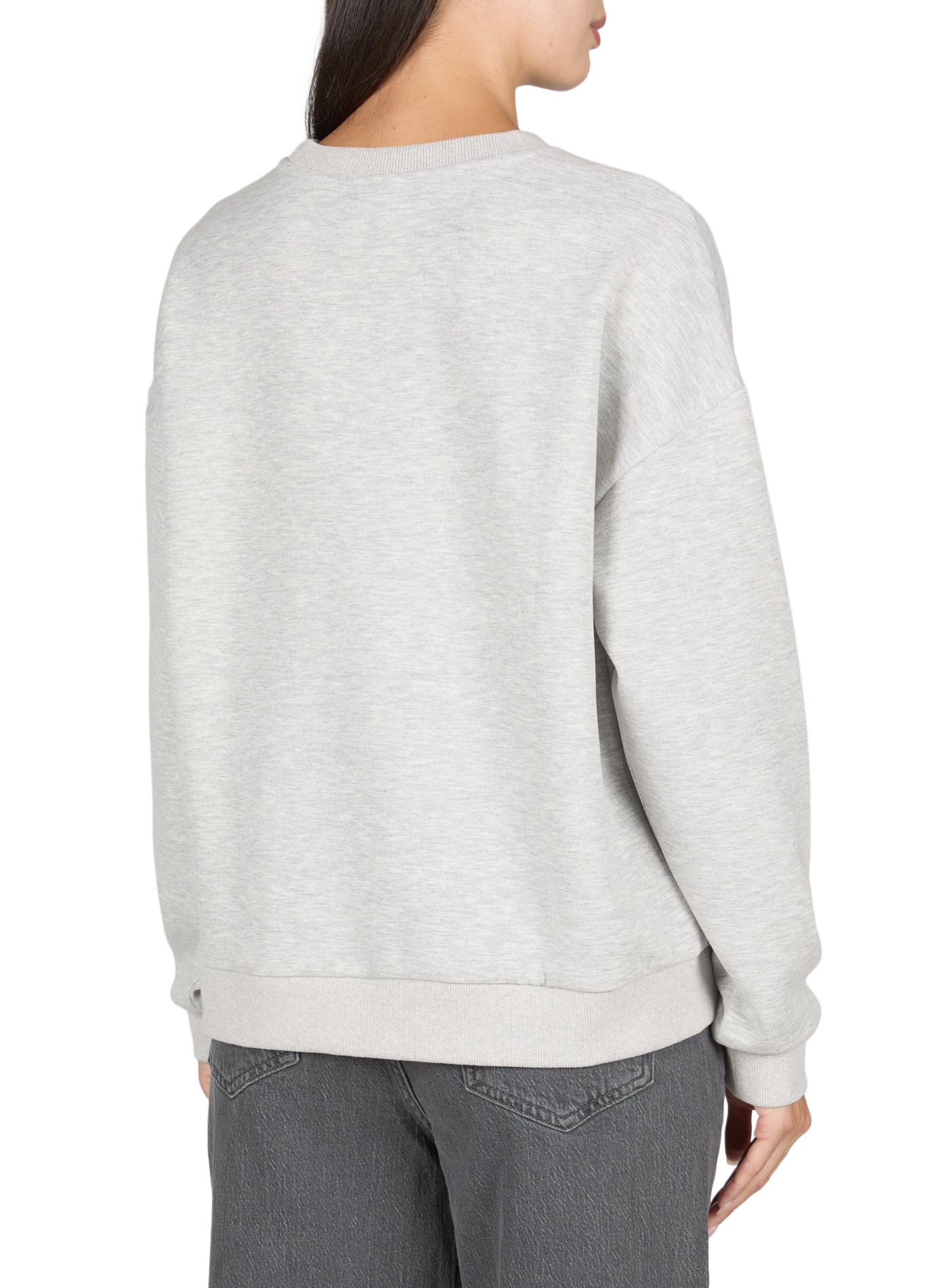 Round-neck Visandy sweatshirt VILA Grey