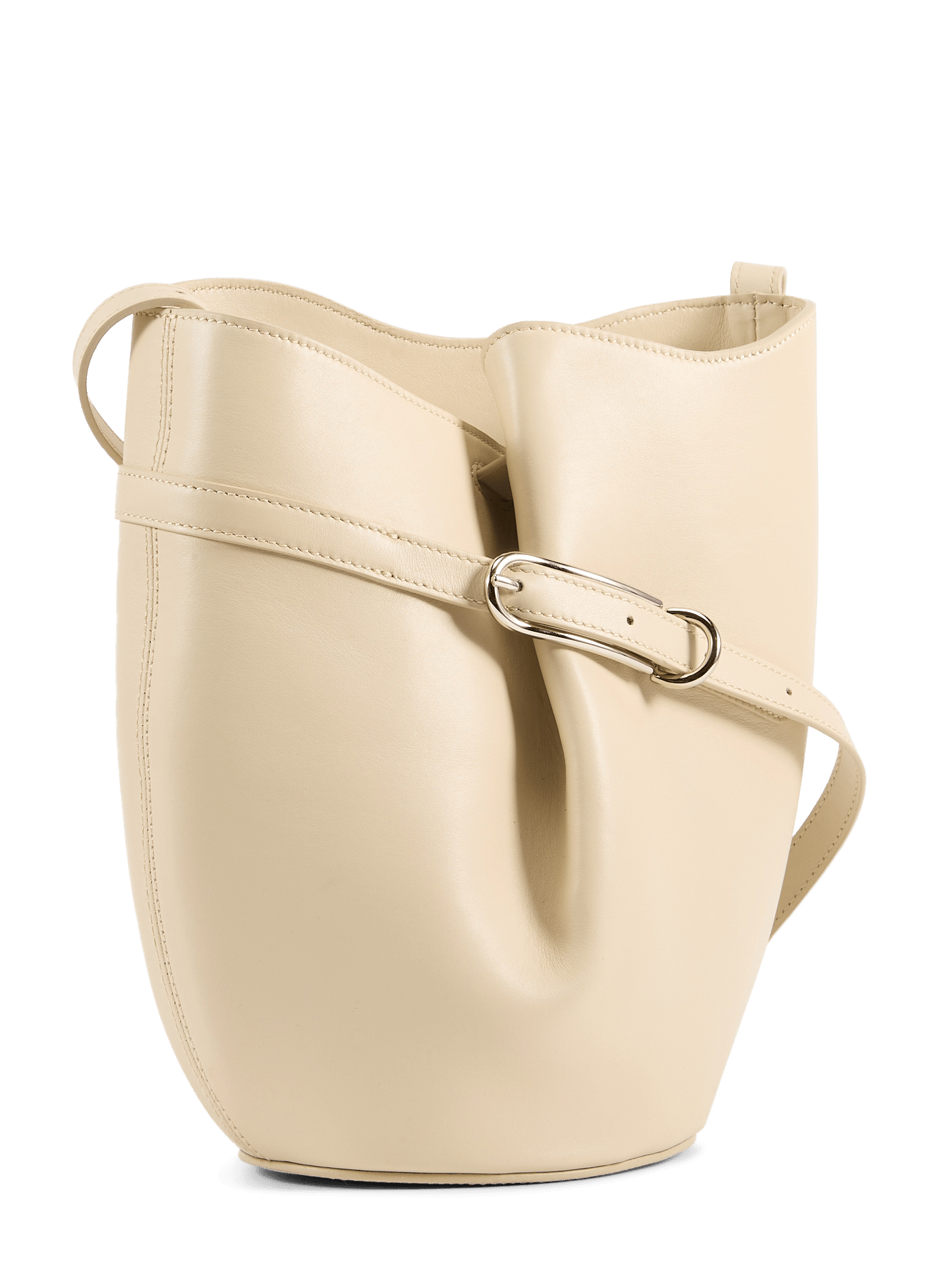 Leather shoulder bag LIFFNER Beige