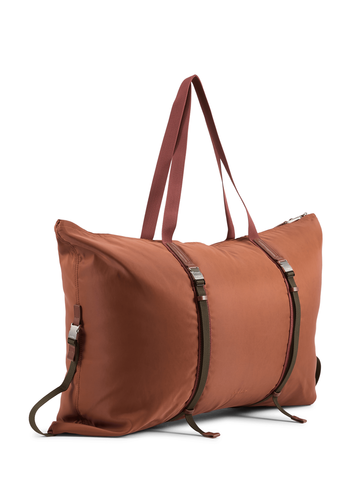 Reisetasche mit Schnalldetails und gesticktem Logo PAUL SMITH Rot