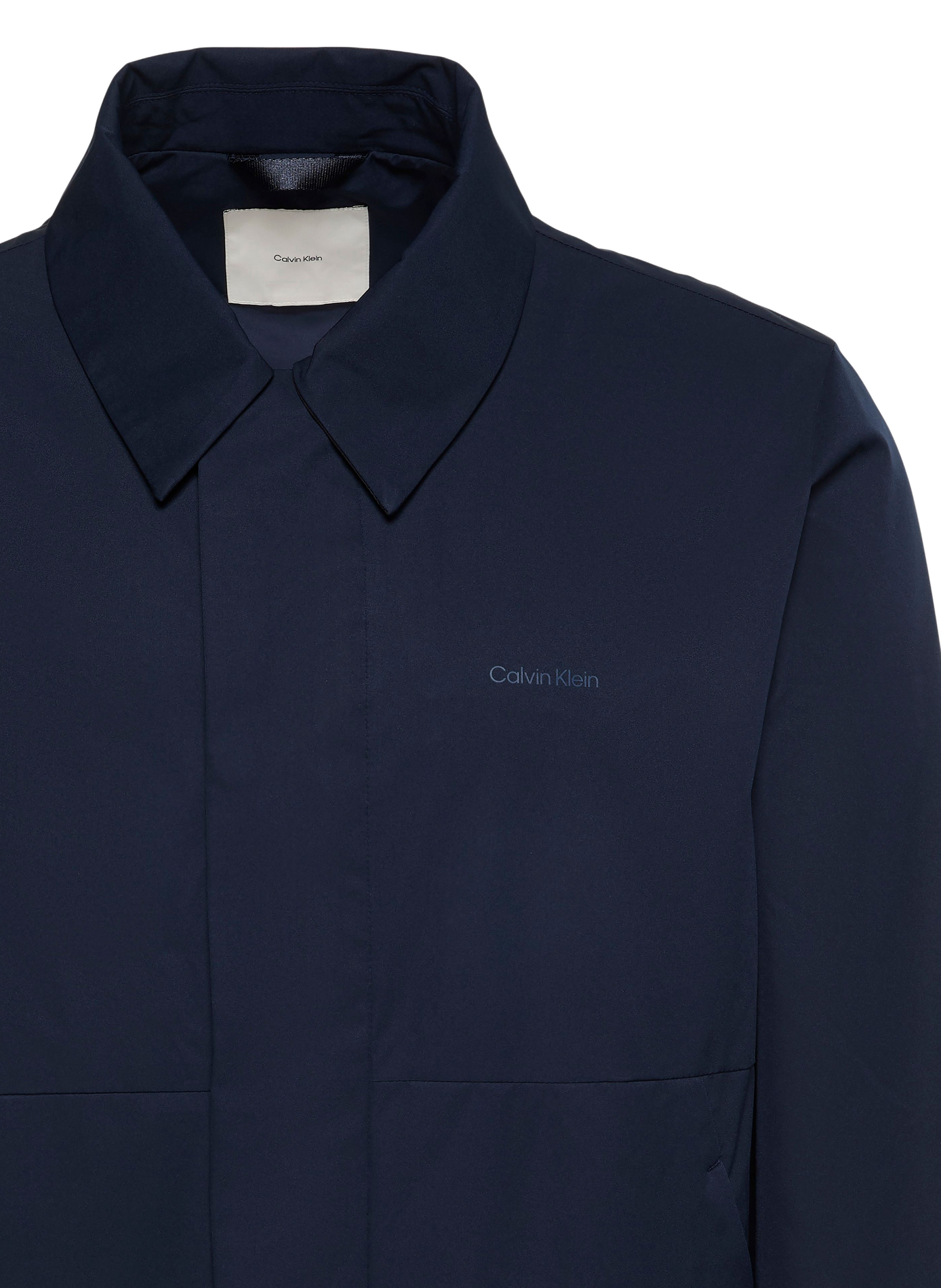 Blouson droit à col classique  CALVIN KLEIN Bleu