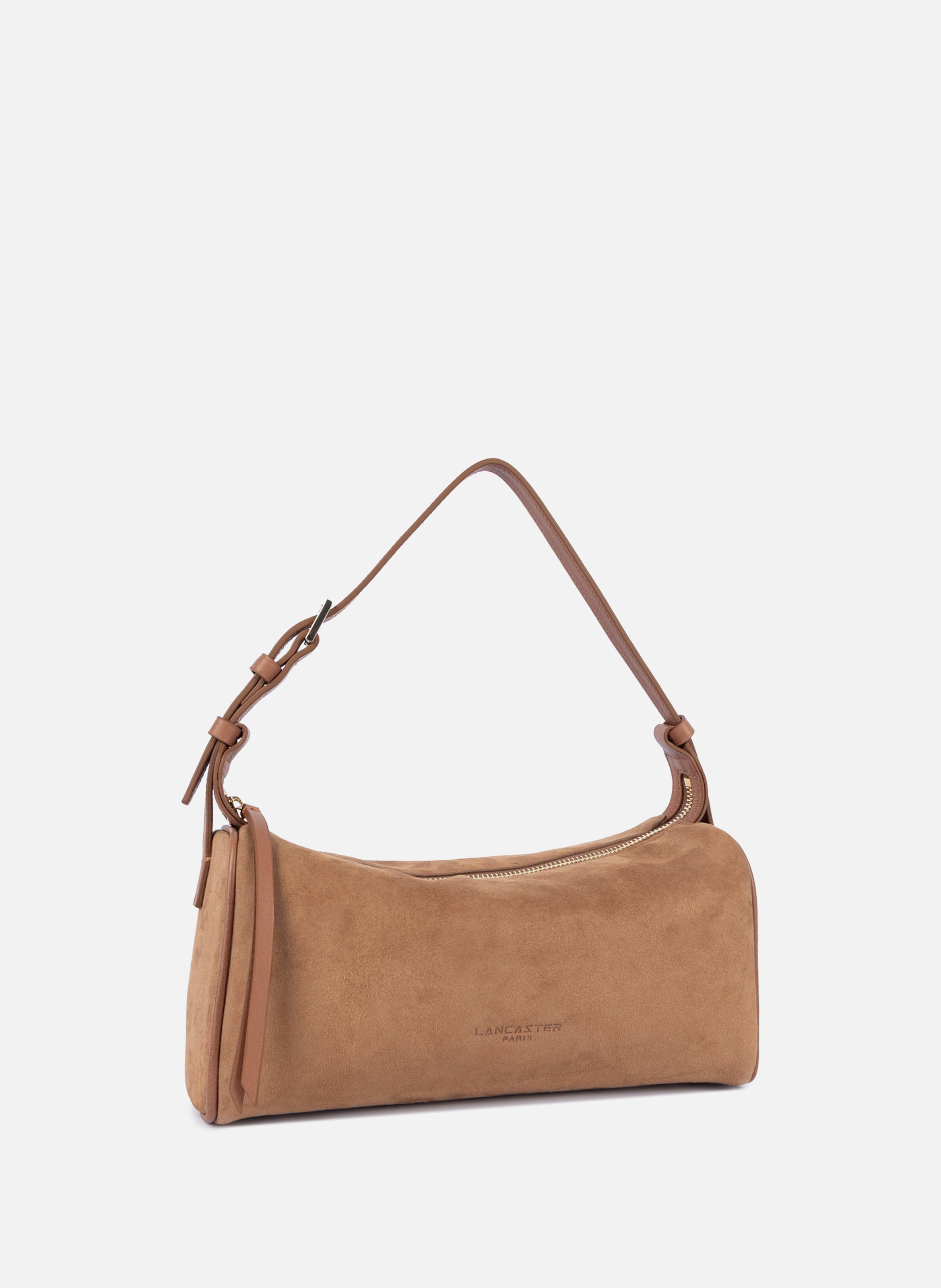 Sac rectangle - suède LANCASTER Marron