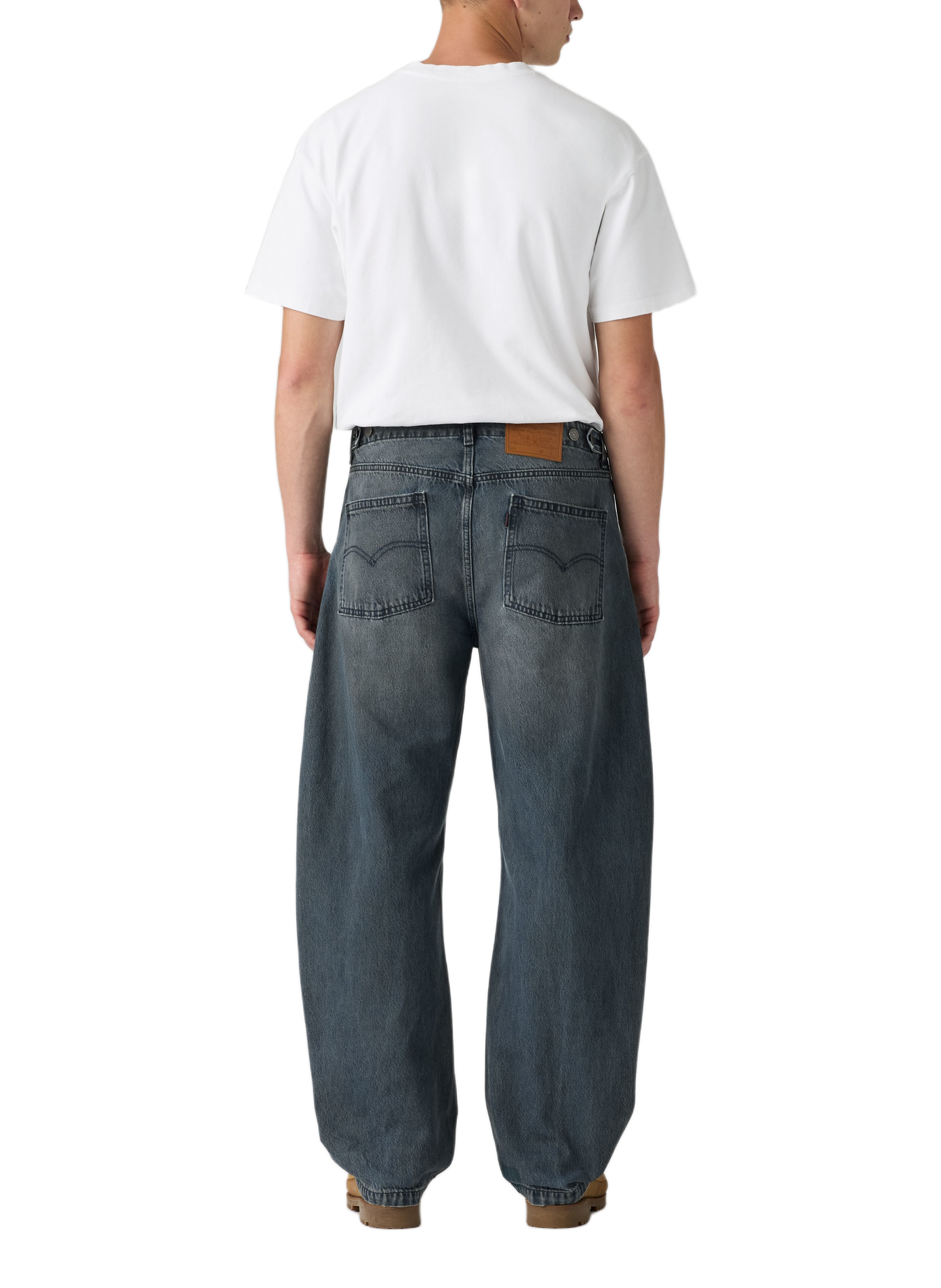 Baggy jeans van katoen LEVI'S Blauw