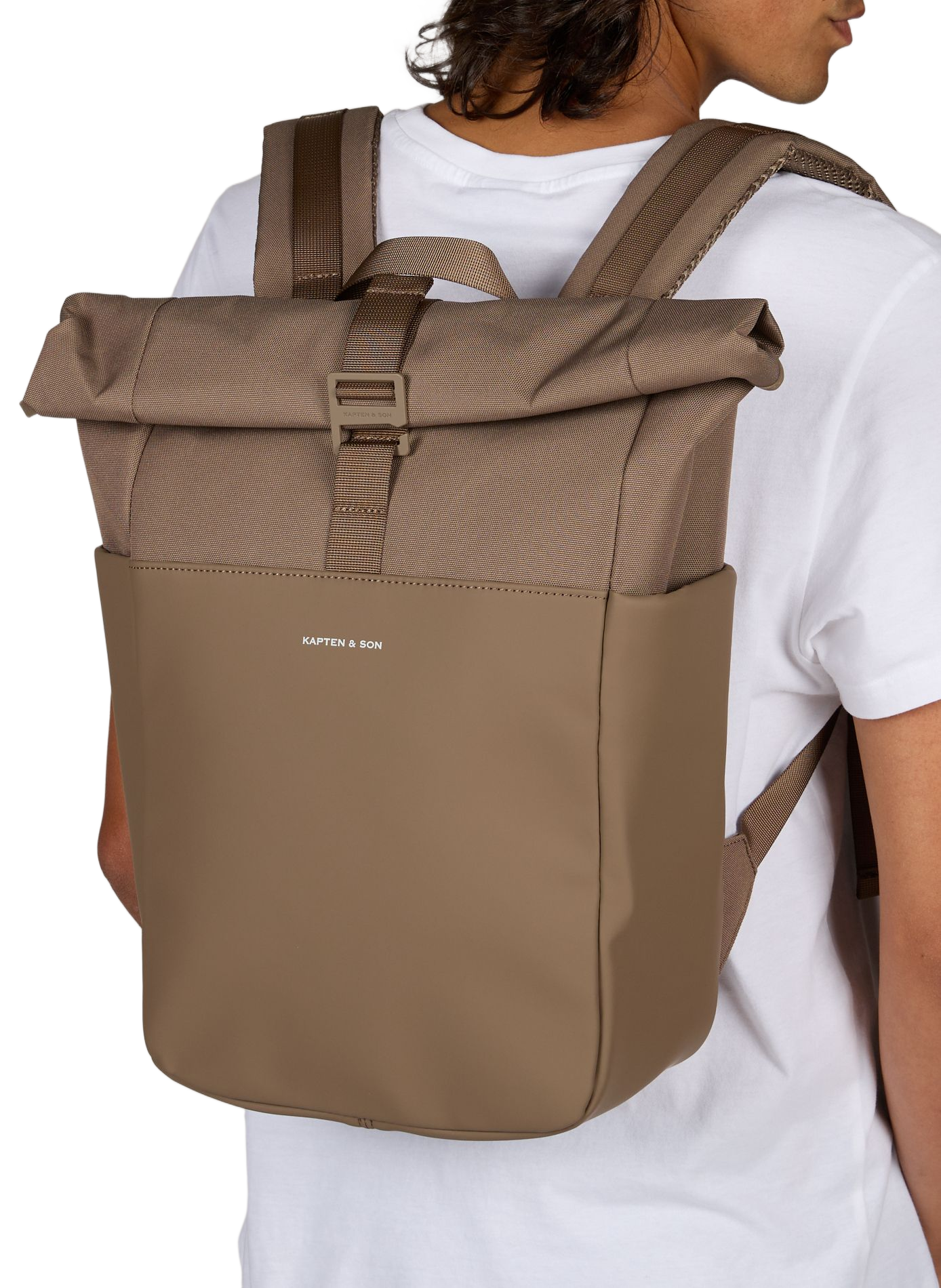 Rucksack Lund Sleek KAPTEN & SON Braun