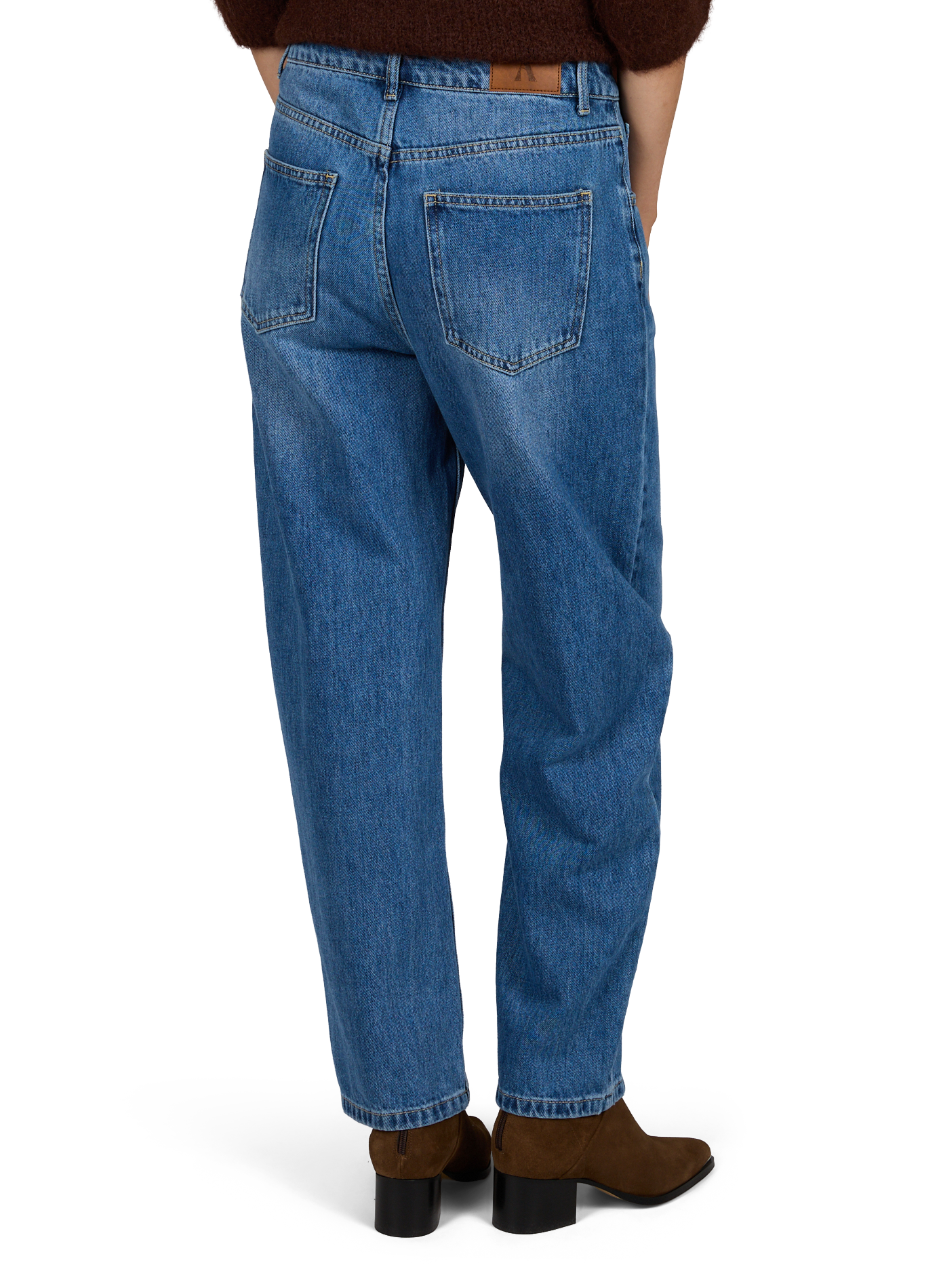 Wide leg cotton denim jeans ARTLOVE Blue