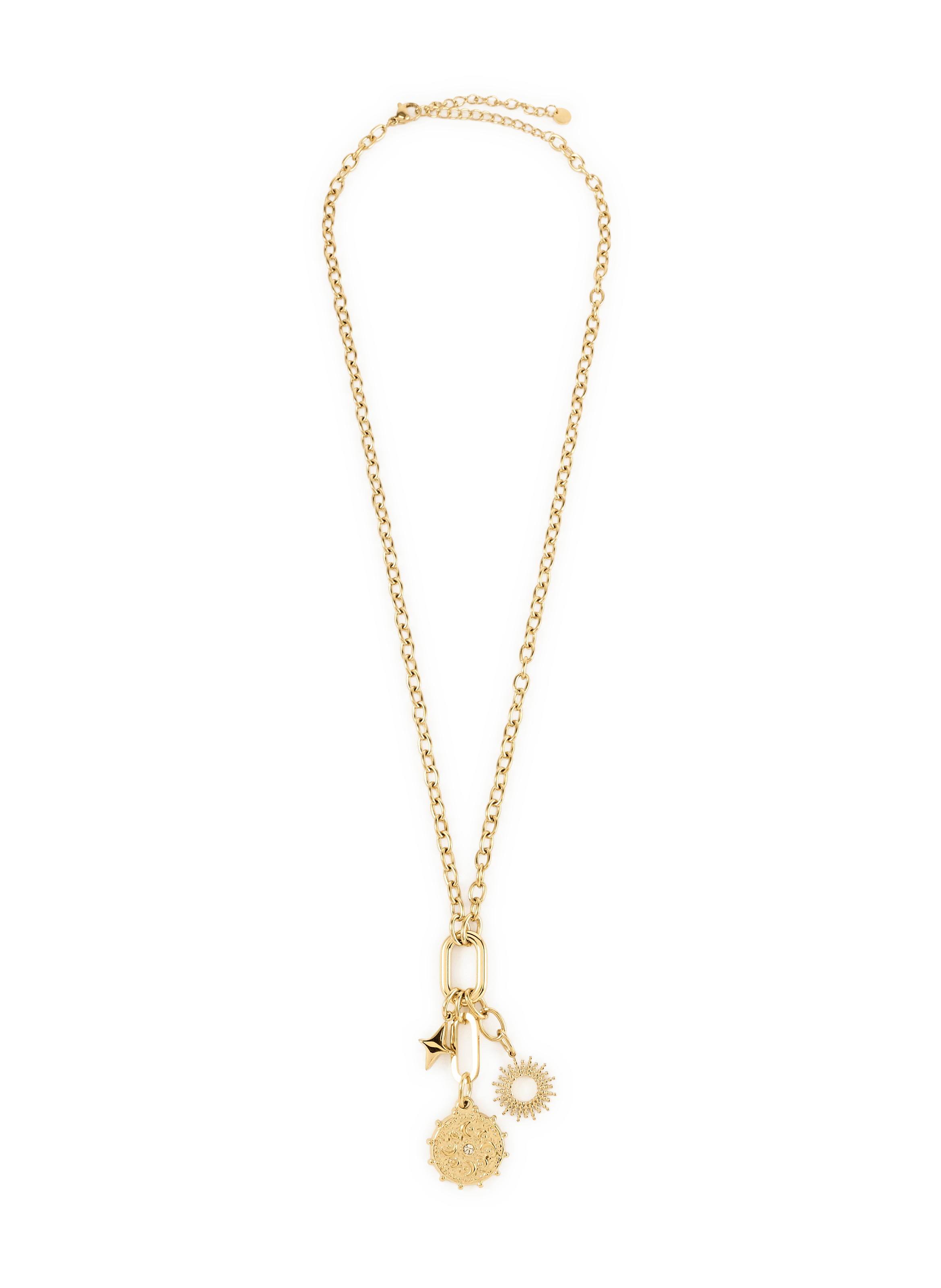 Collier en acier AU PRINTEMPS PARIS Goud