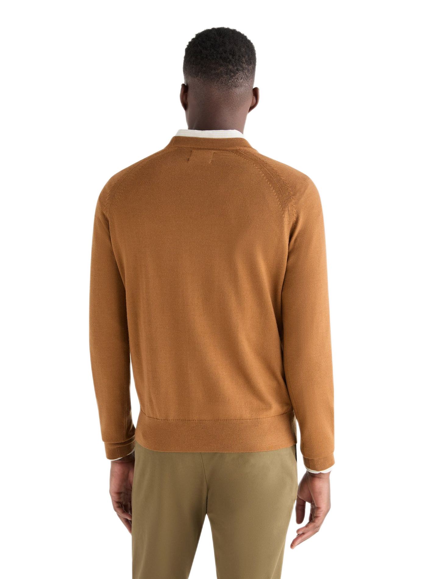 Jersey de algodón orgánico cuello redondo DOCKERS Marrón