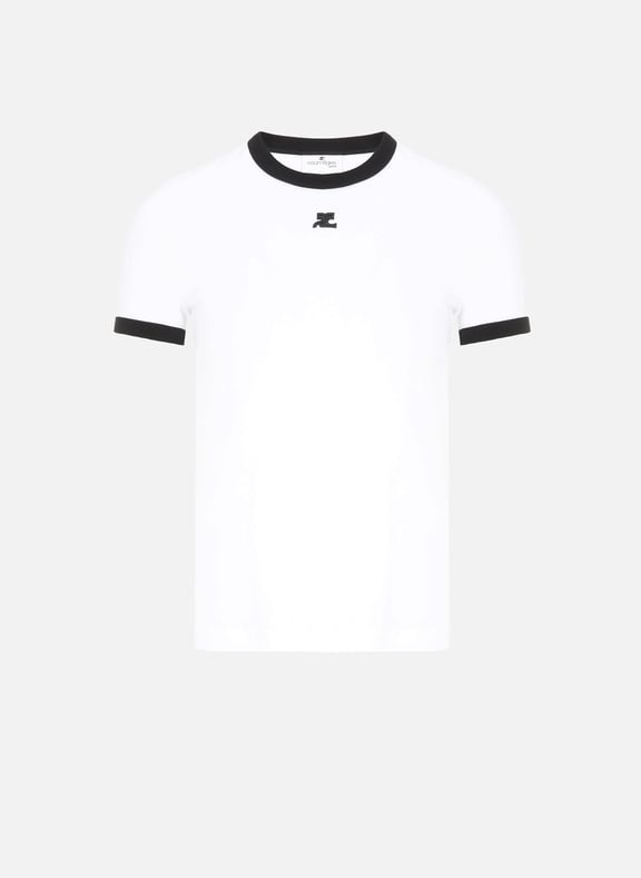 Cotton T-shirt Multicolour by COURRÈGES COURRÈGES Cotton T-shirt Multicolour