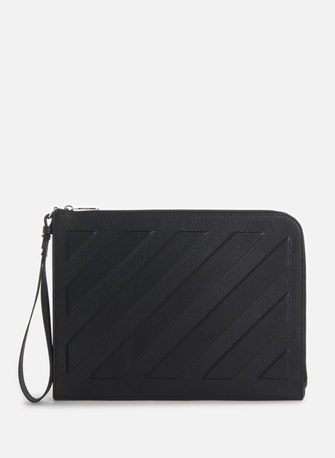 OFF-WHITE leather pouch