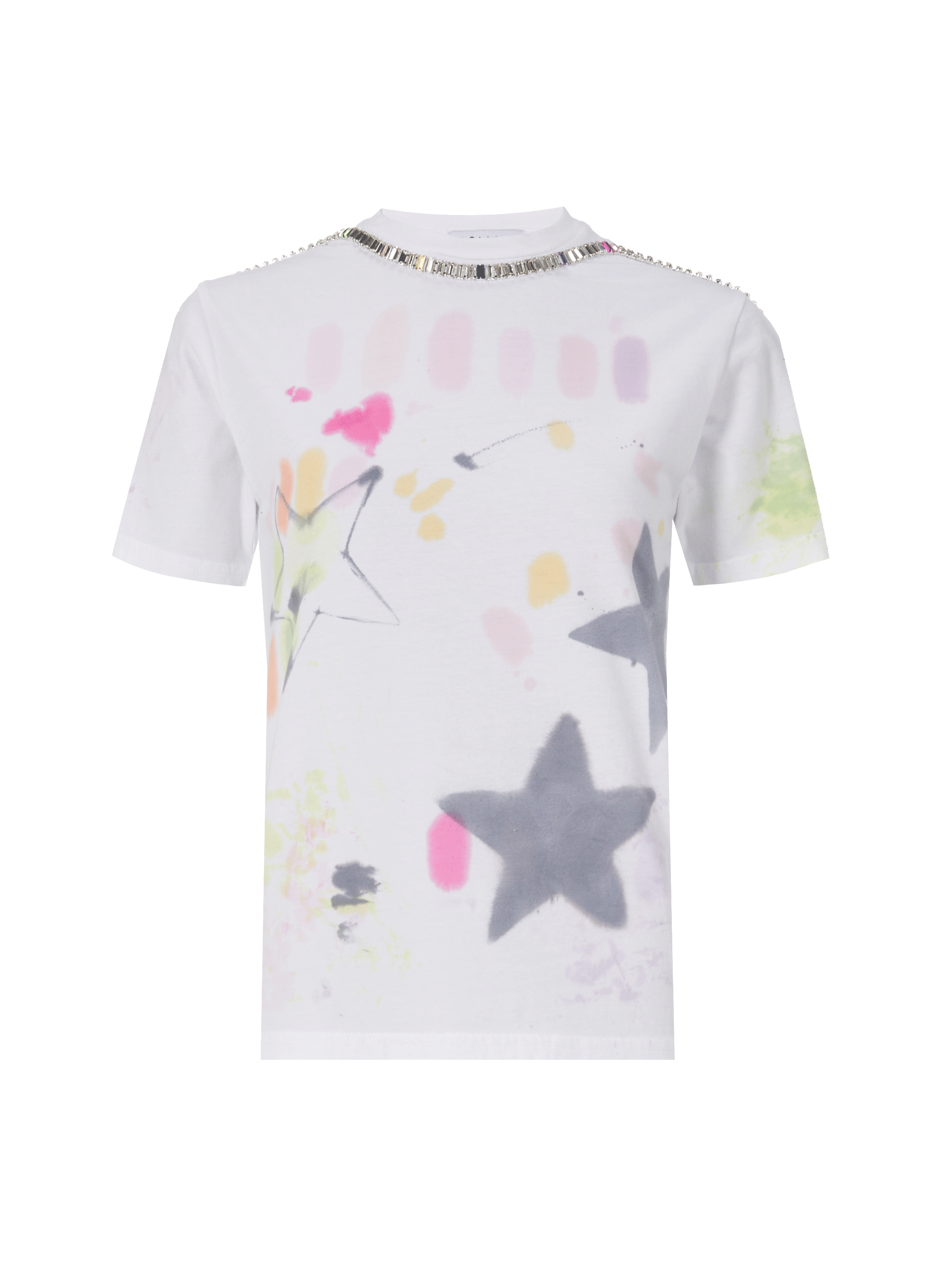 T-shirt à motif en coton COLLINA STRADA Multicolore