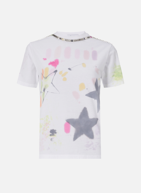 T-shirt à motif en coton MulticoloreCOLLINA STRADA 