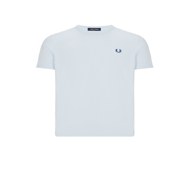 Shop Fred Perry Cotton T-shirt In Blue