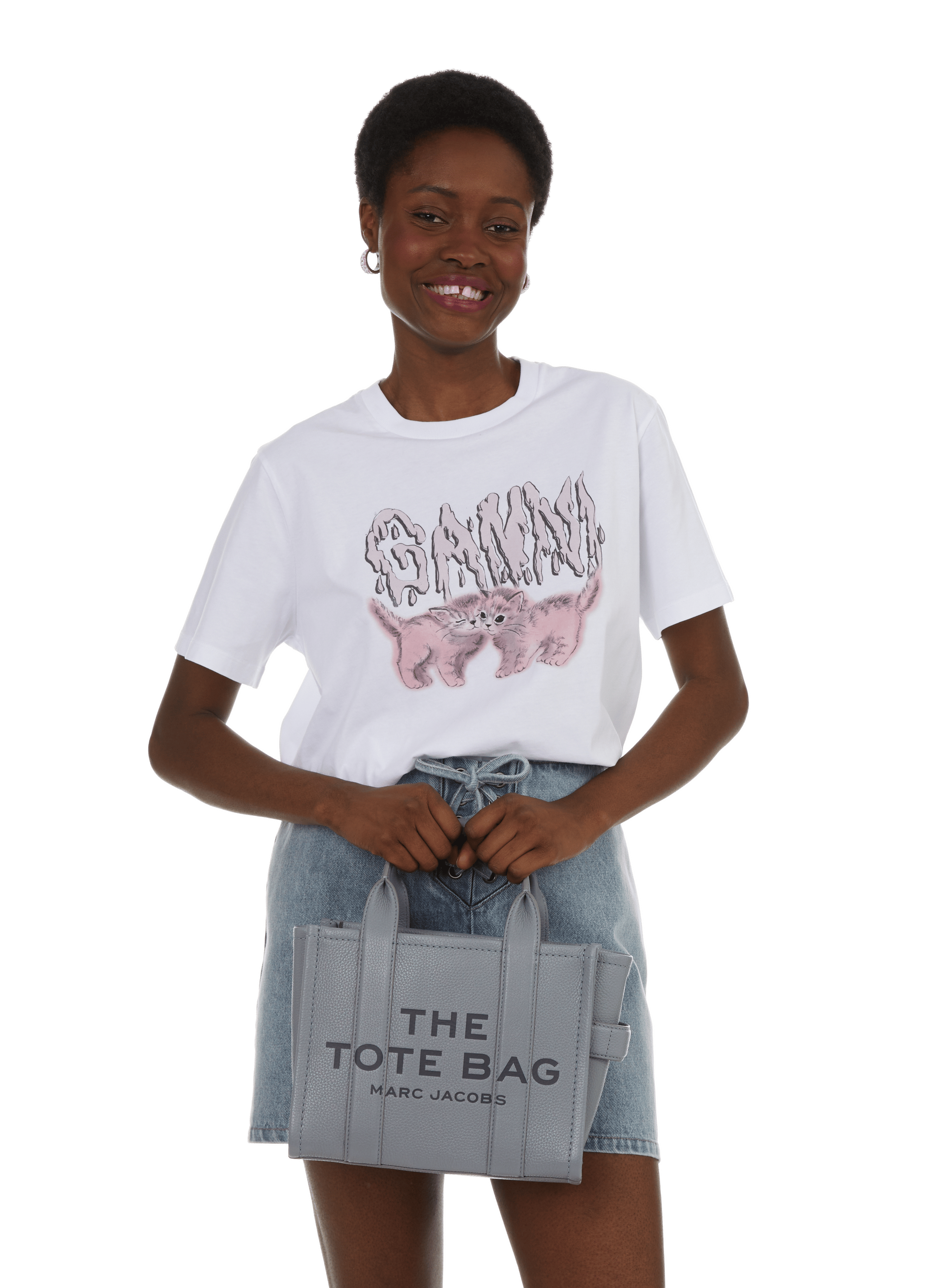 MINI SAC THE TOTE BAG EN CUIR MARC JACOBS pour FEMME