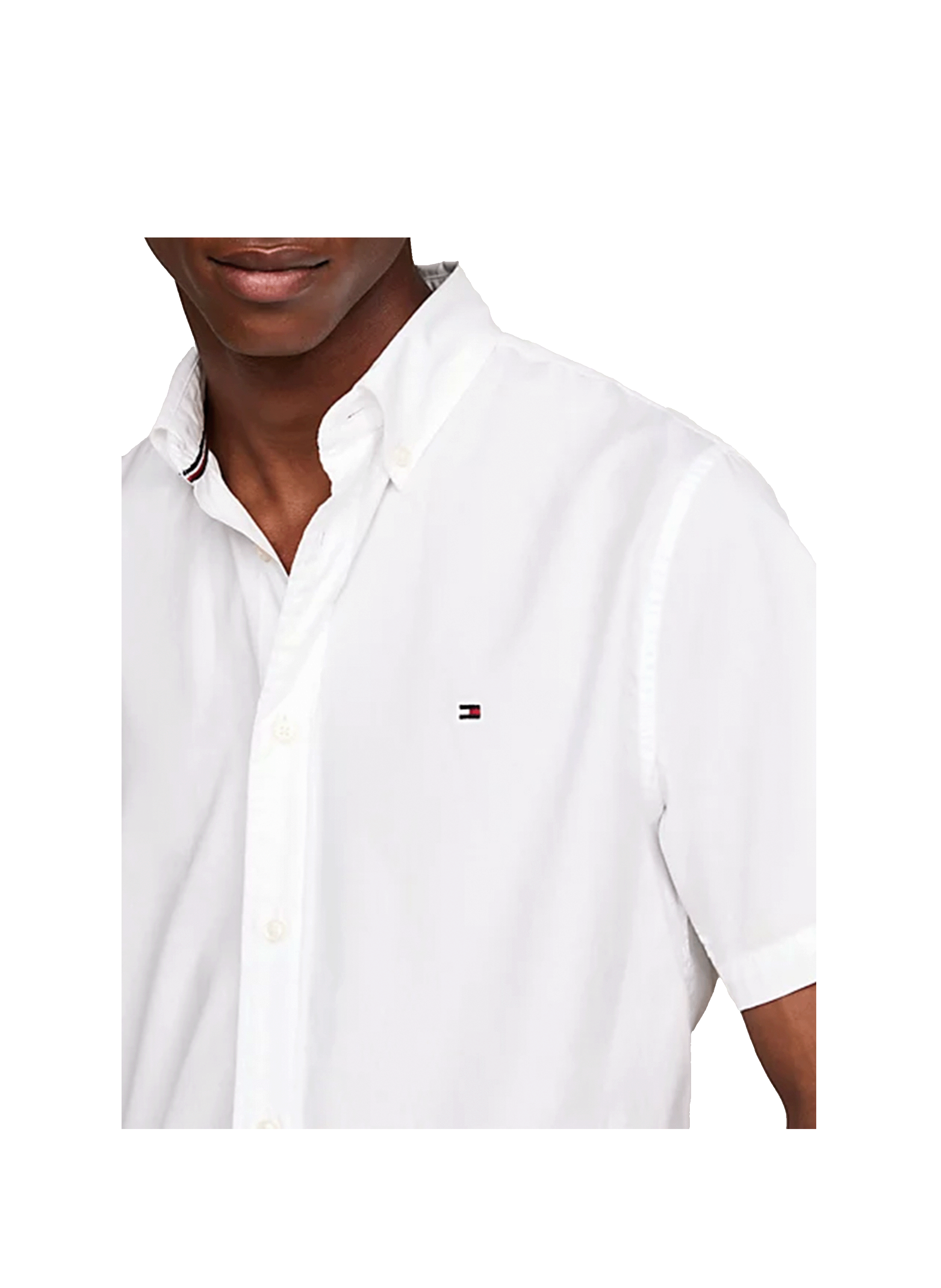 Chemise en coton  TOMMY HILFIGER Blanc