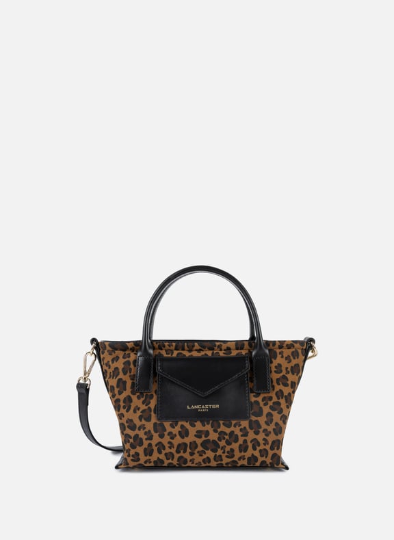 Mini tote bag - Jungle KBA Black by LANCASTER LANCASTER Mini tote bag - Jungle KBA Black