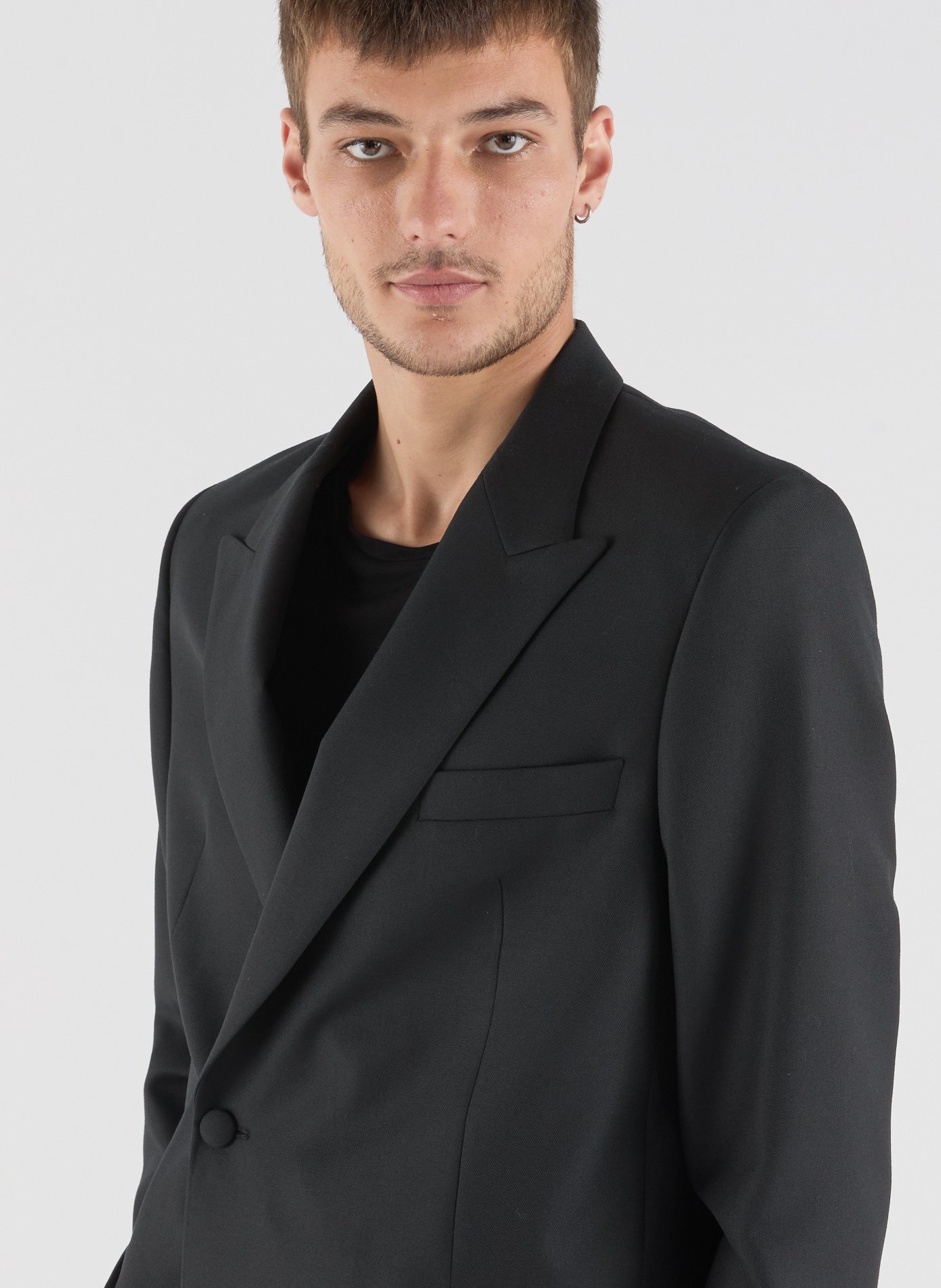Veste de costume Grain en laine SAISON 1865 Noir